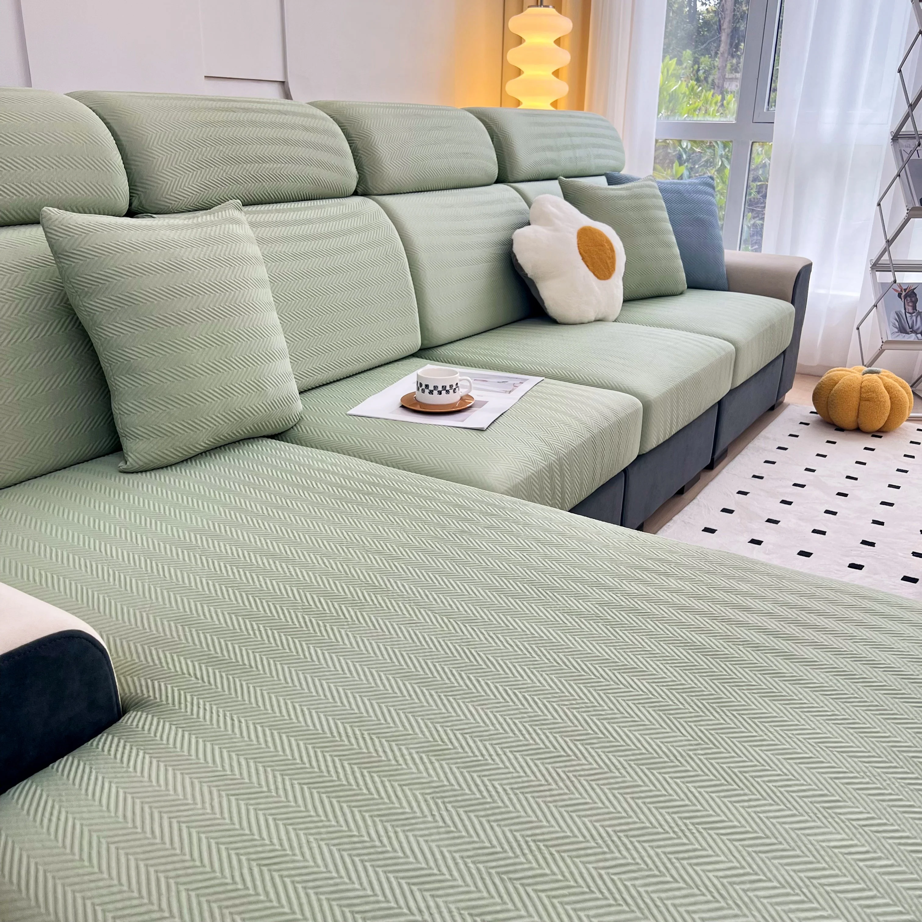 Cooling Stretchy Replacement Couch Cushion Covers for Sectional, Individual Couch Seat Cushion Covers - Image 93