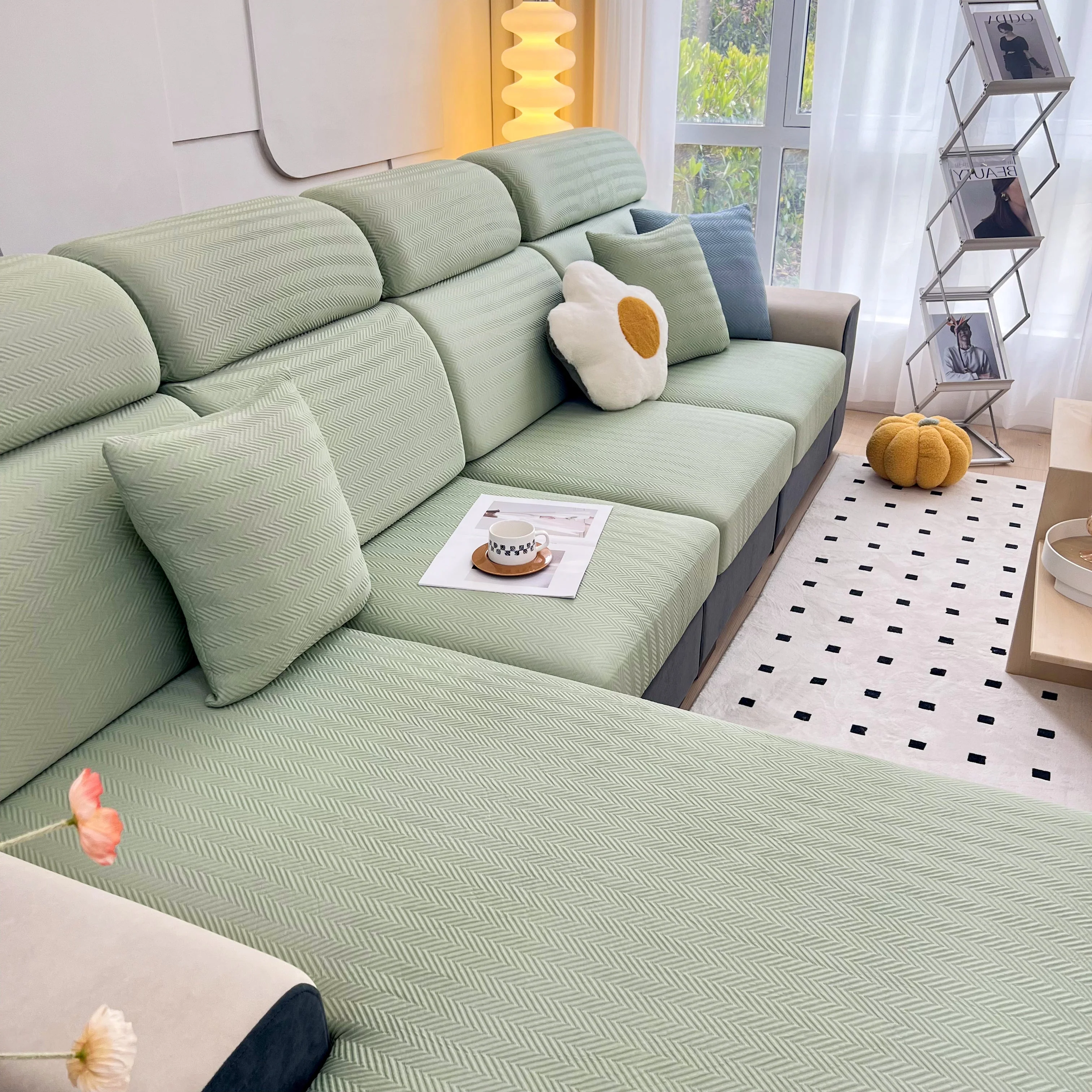 Cooling Stretchy Replacement Couch Cushion Covers for Sectional, Individual Couch Seat Cushion Covers - Image 94