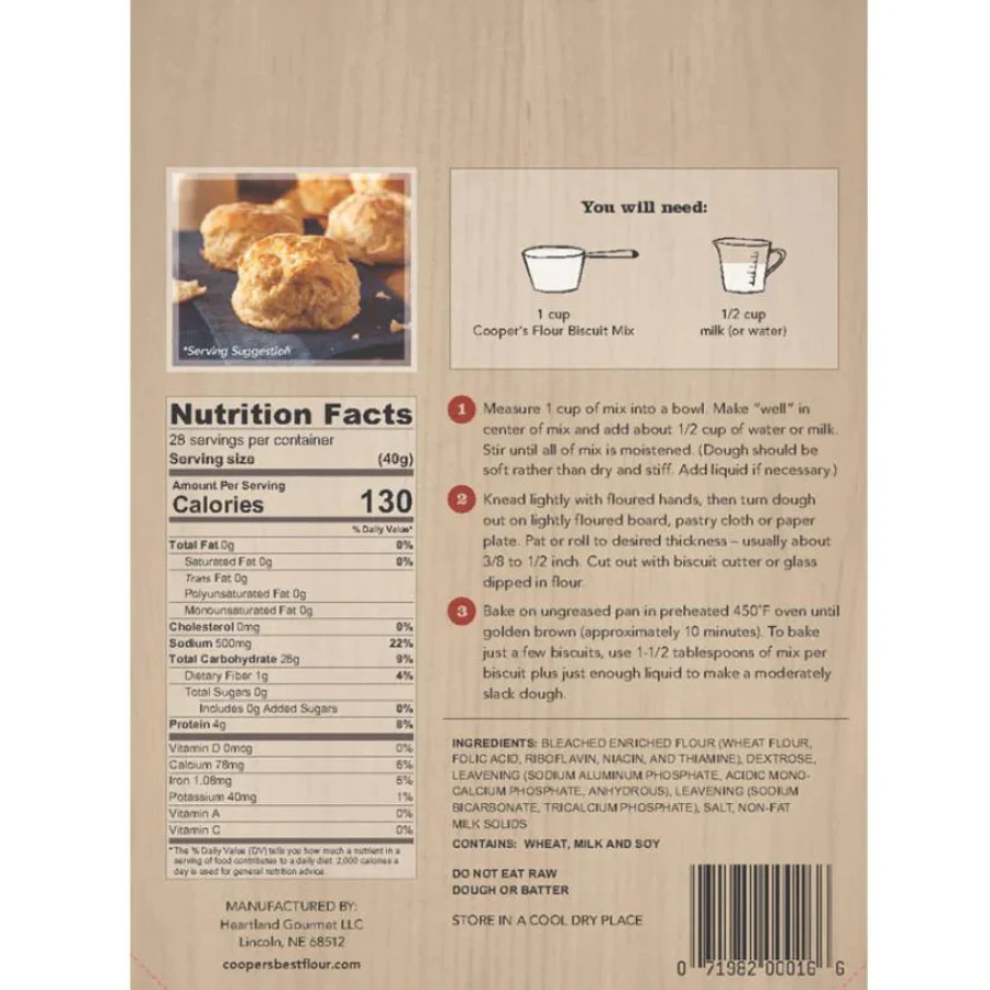 Cooper's Best Mix Bundle | Breading, Pancake & Biscuit Mixes | 2.5 lb Each | Cooper's Best Flour - Image 12