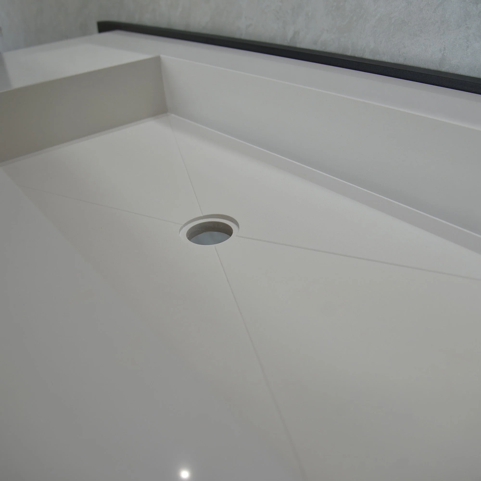 Quartz Bathroom Vanity With Single Sink (QU-092) - Image 11