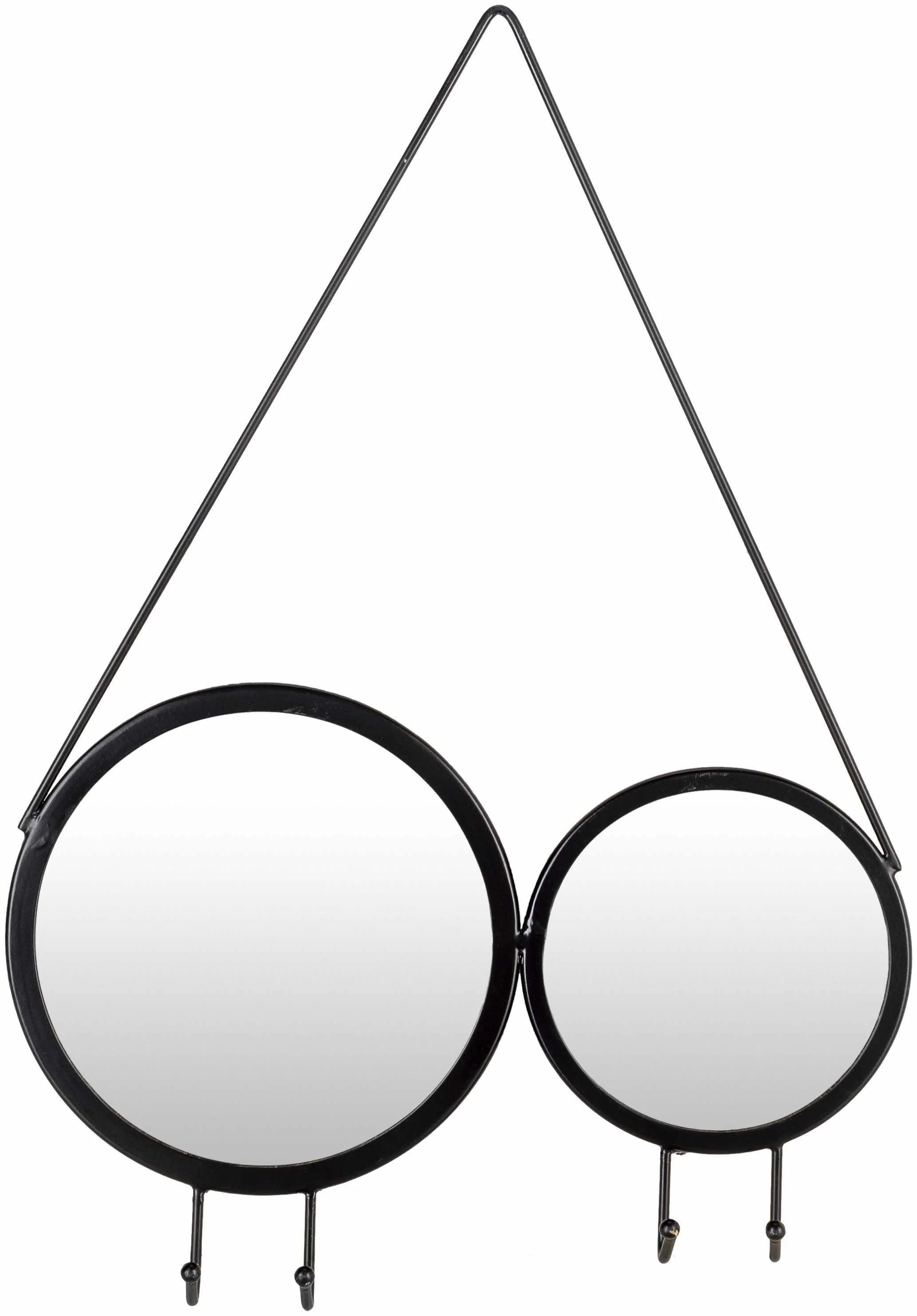 Cotmon Black Iron Frame Mirror