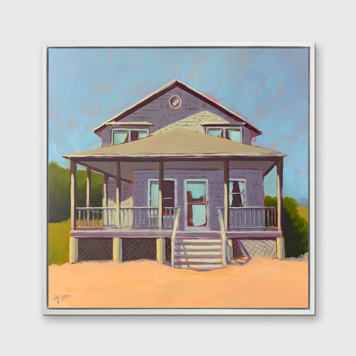 Cottage for Rent - Open Edition Canvas Print - Image 3