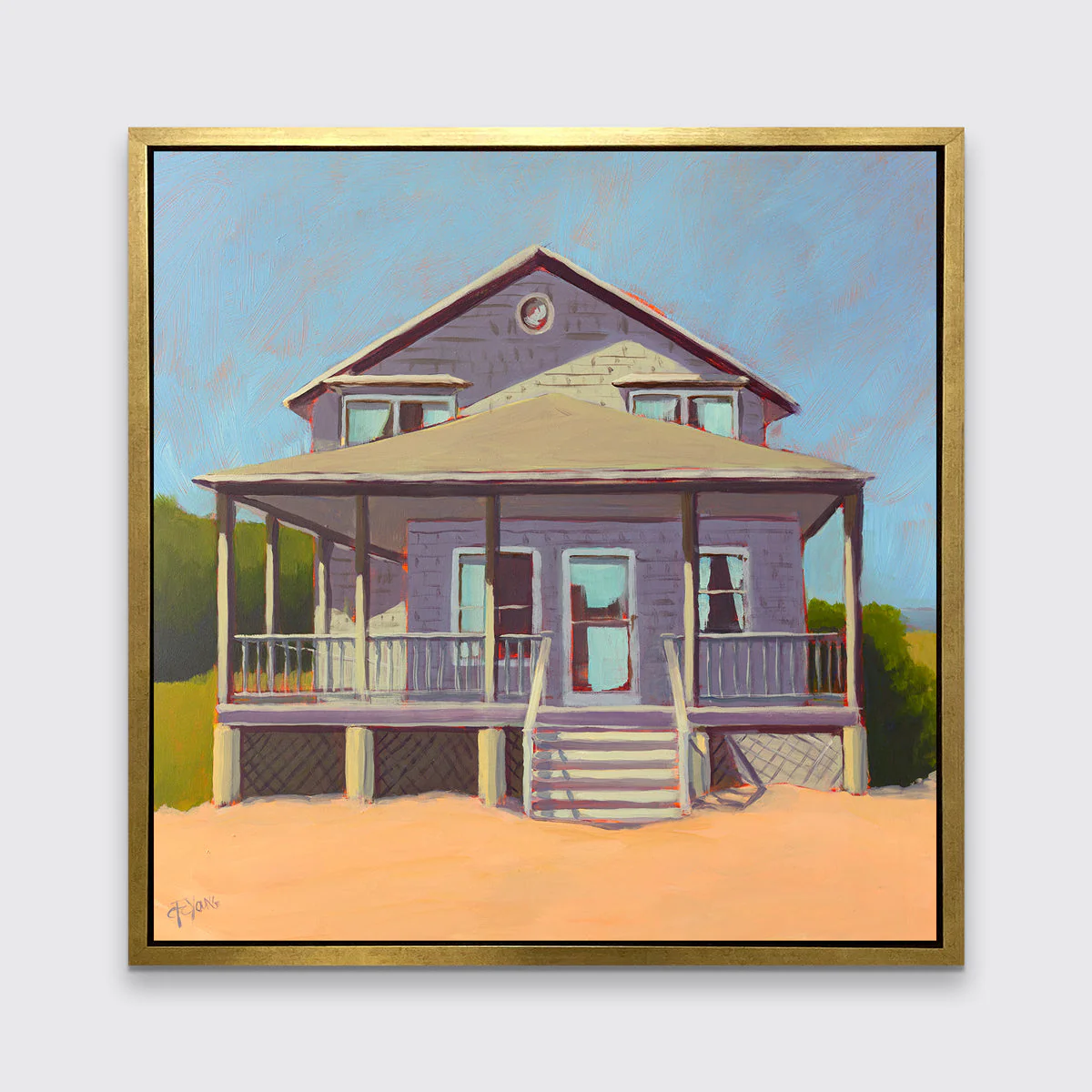 Cottage for Rent - Open Edition Canvas Print - Image 5