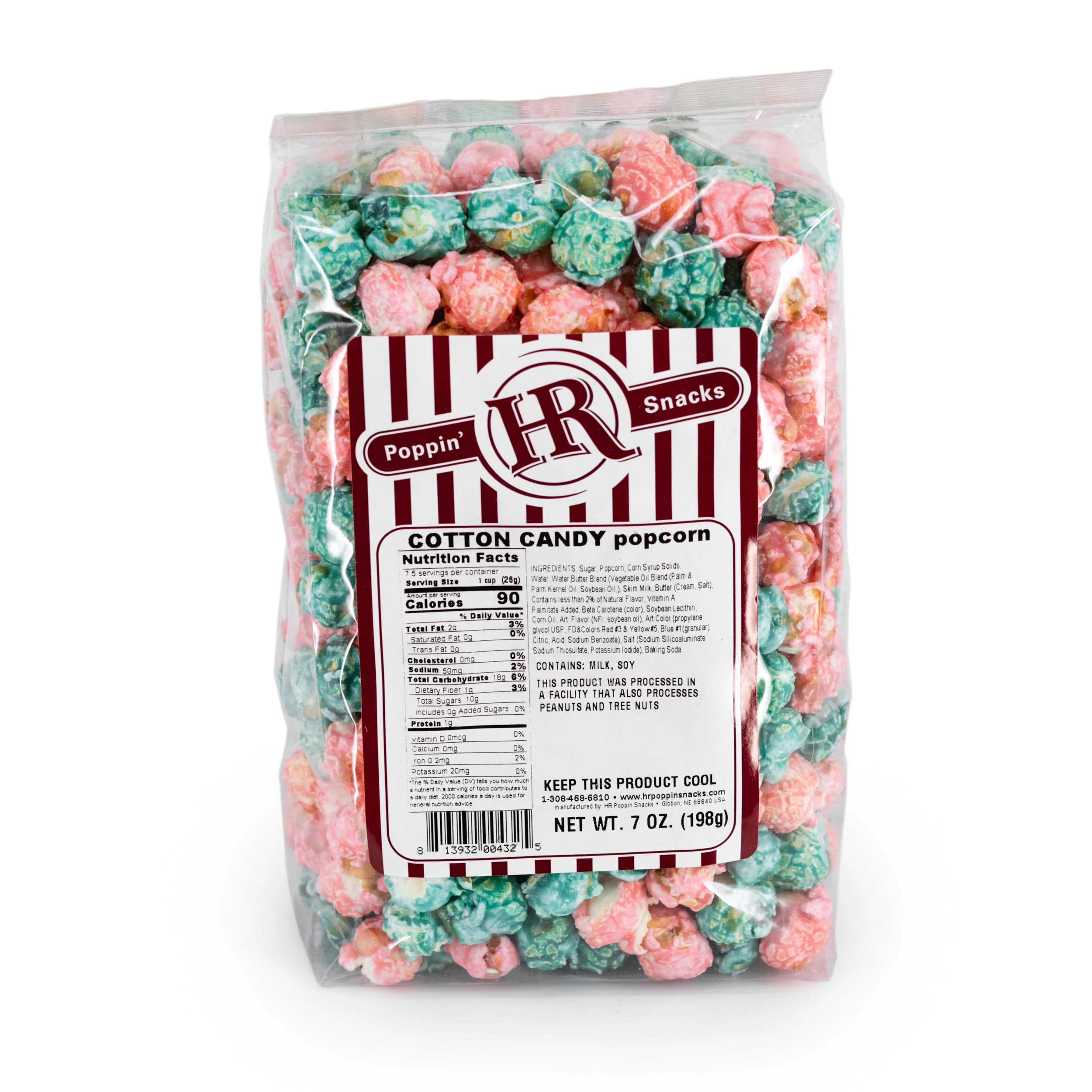 Cotton Candy Popcorn | Pack of 2 | 7 oz | HR Poppin' Snacks - Image 2