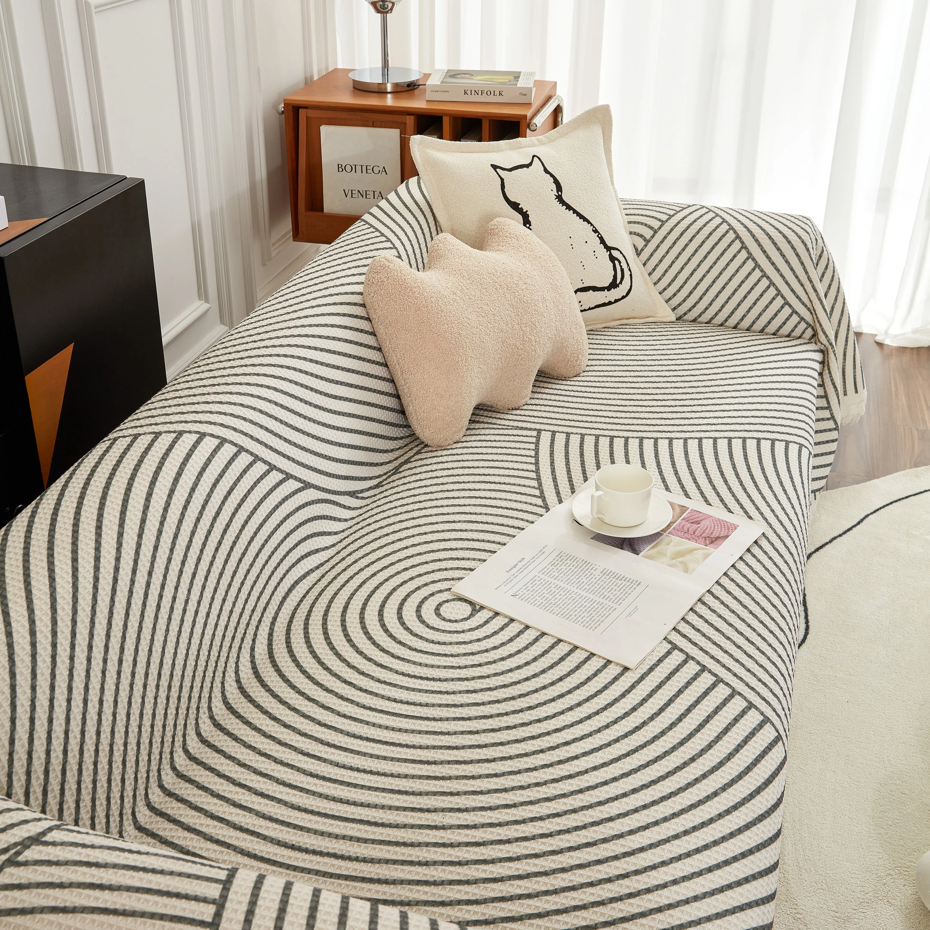 Cotton Jacquard He Li Couch Cover Blanket, L Shaped Couch Cover, Sectional Couch Covers - Image 11