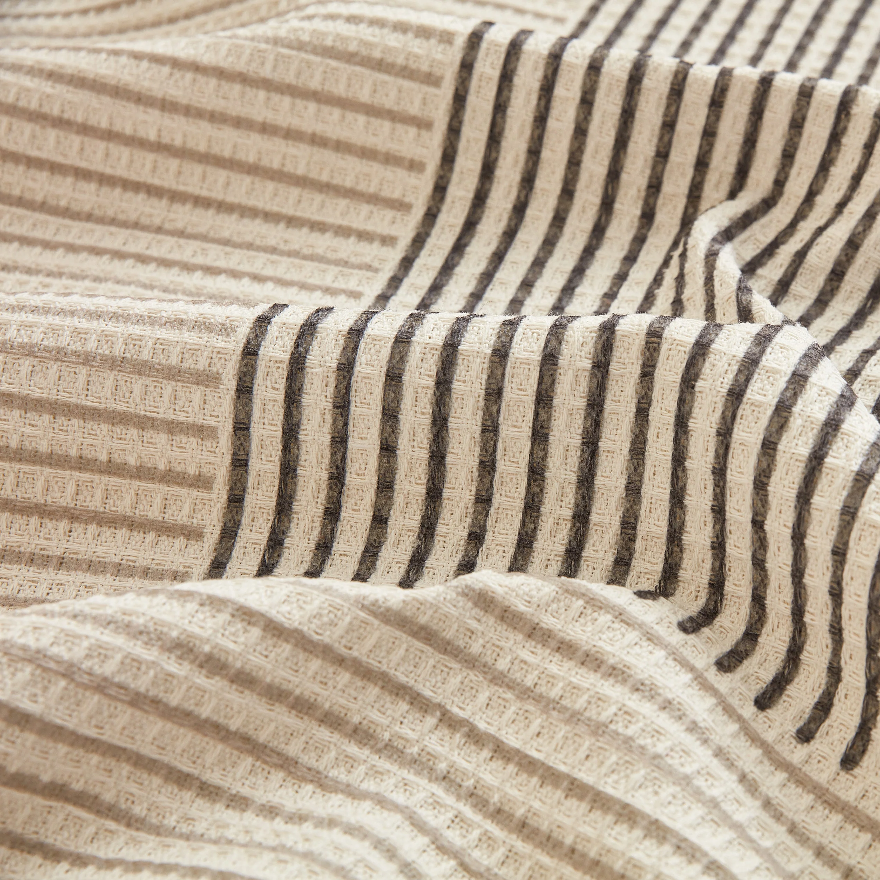 Cotton Jacquard Striped Sofa Cover Throw, Couch Covers for Dogs, Sectional Sofa Protector - Image 3