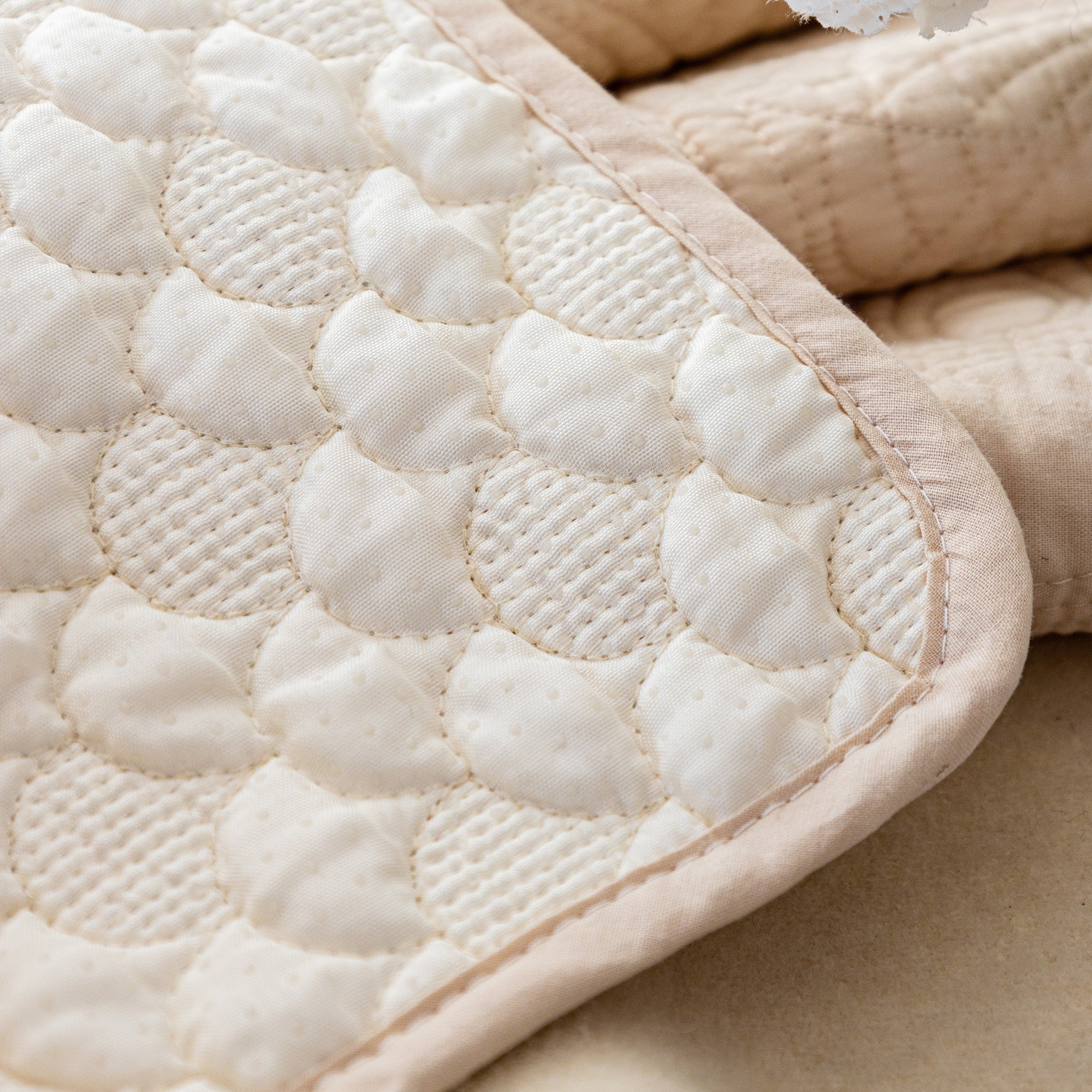 Cotton Quilted Sofa Cover, Non-Slip Couch Protector Fits Backrest, Seat & Armrest - Image 50