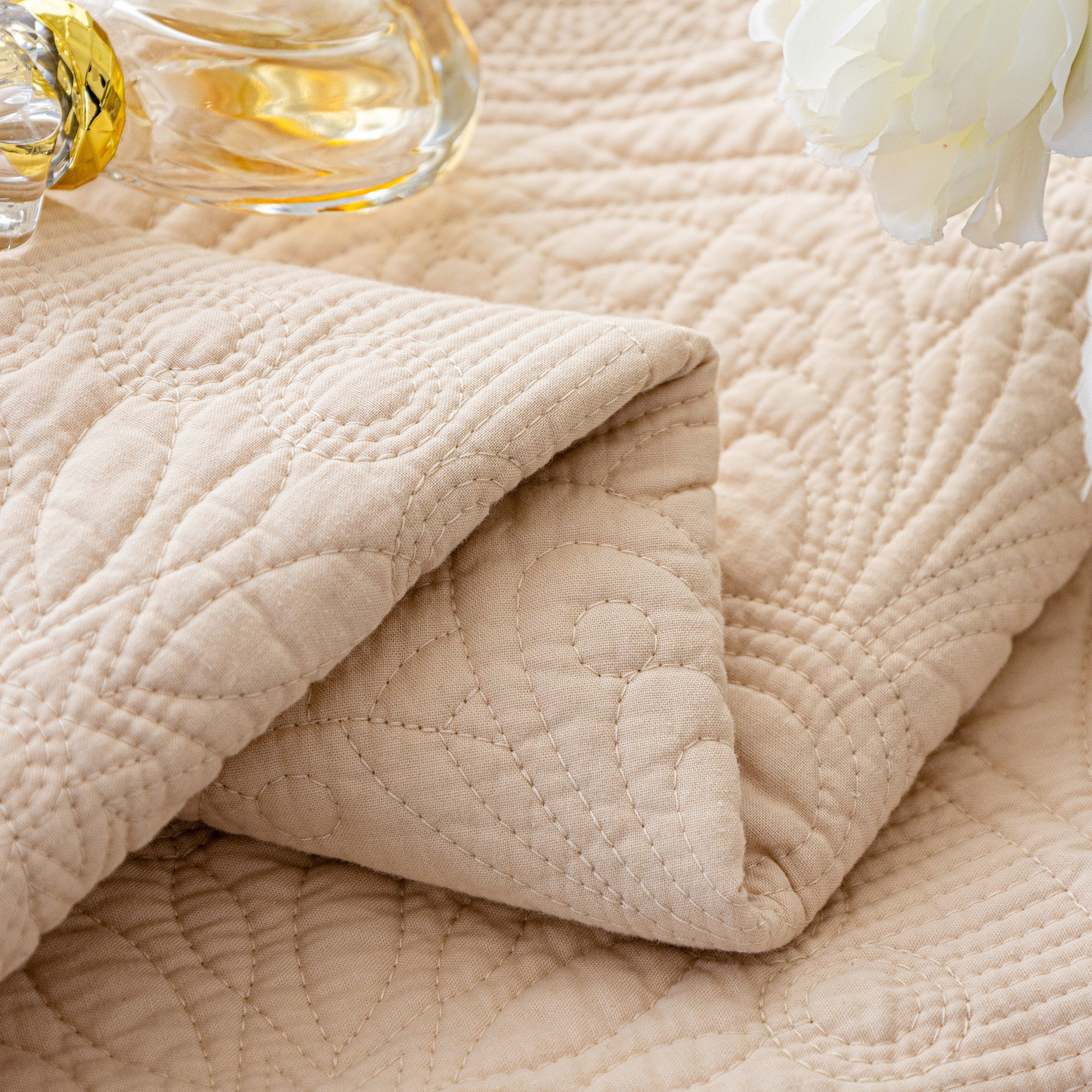 Cotton Quilted Sofa Cover, Non-Slip Couch Protector Fits Backrest, Seat & Armrest - Image 51