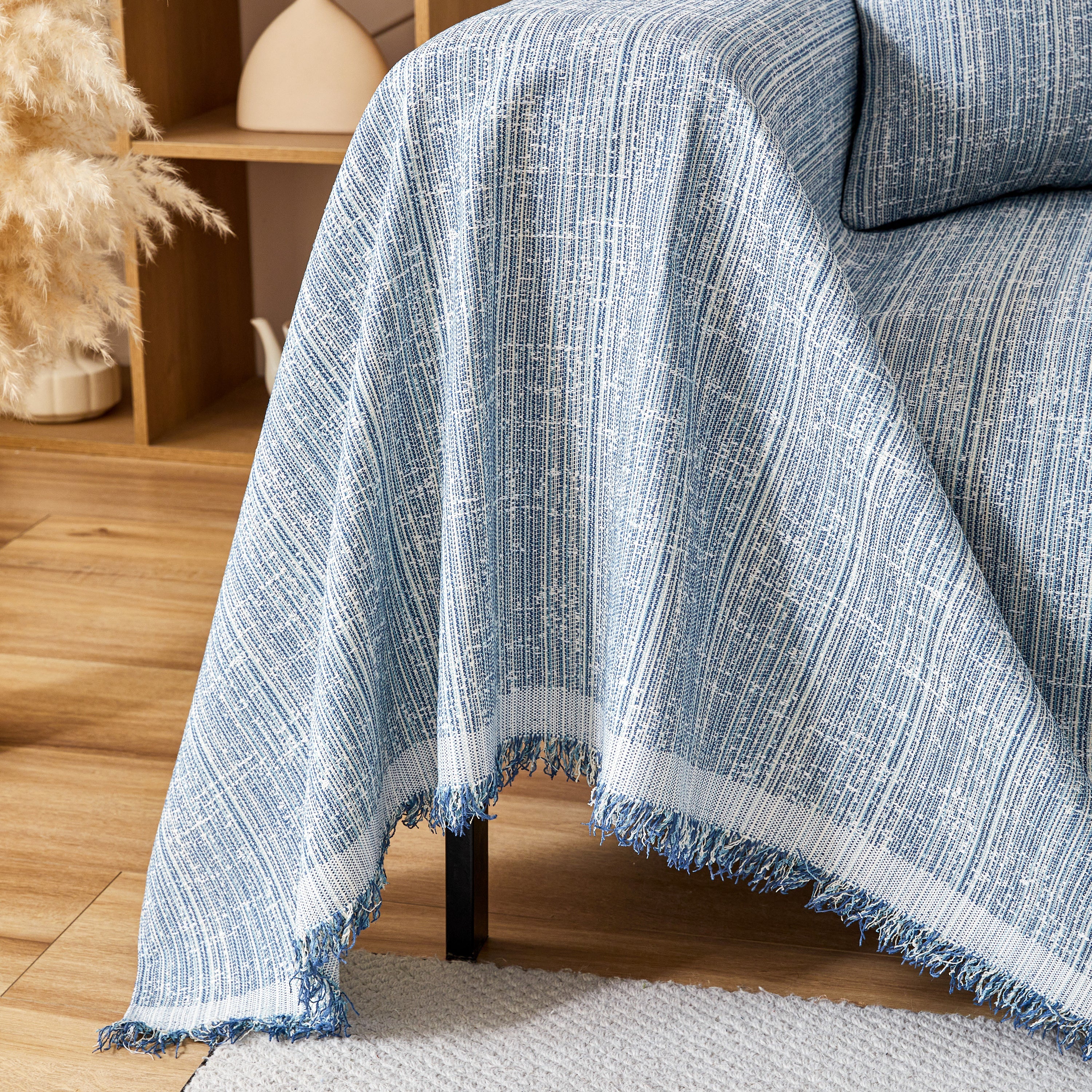 Couch Cover Blanket Couch Covers for Most Shape Sofas Washable Durable Sofa Throw Cover with Tassels - Image 75