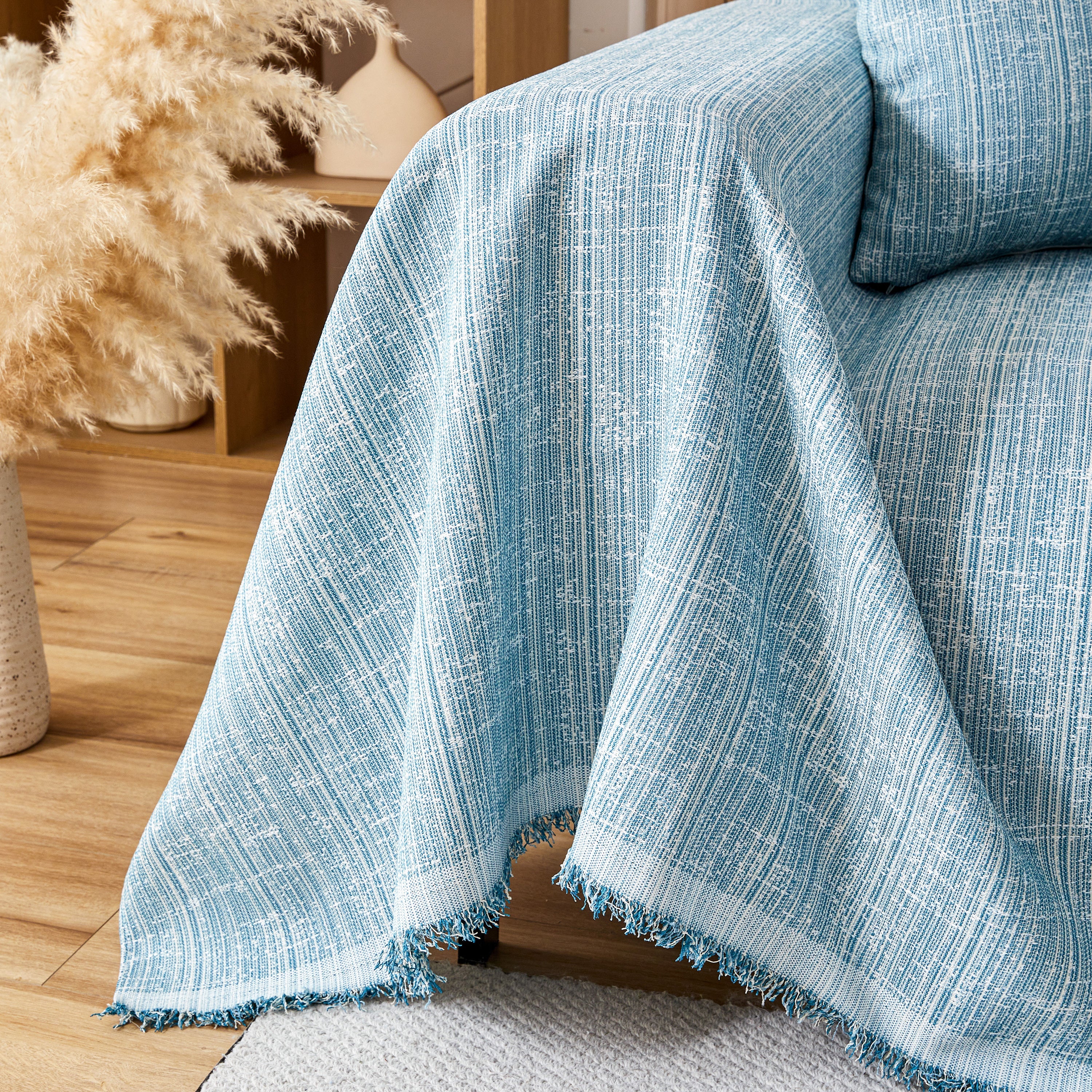 Couch Cover Blanket Couch Covers for Most Shape Sofas Washable Durable Sofa Throw Cover with Tassels - Image 93