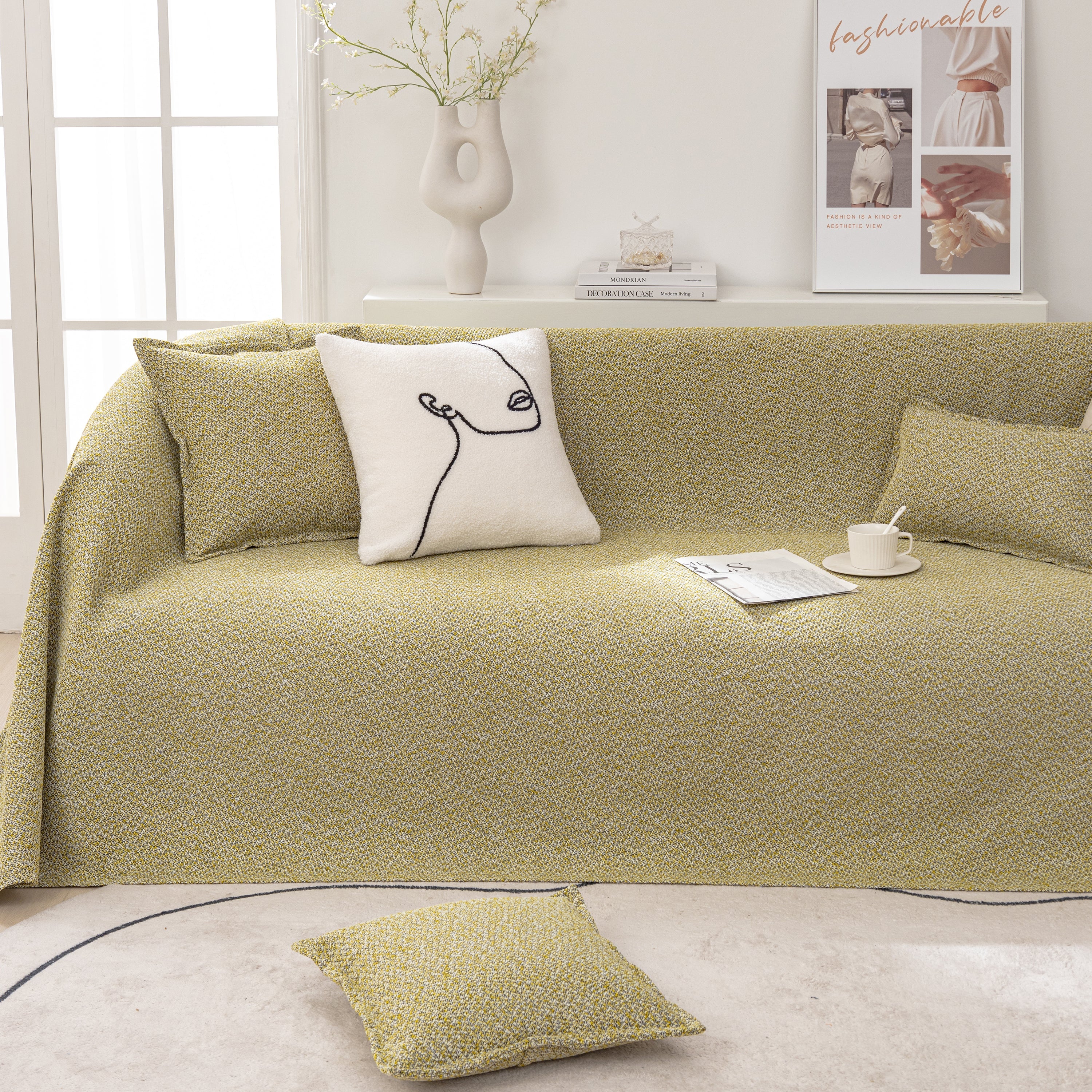 Couch Non Slip Covers for Sectionals, Sofa Cover Blanket, Extra Large Cover Throws for Couches - Image 12