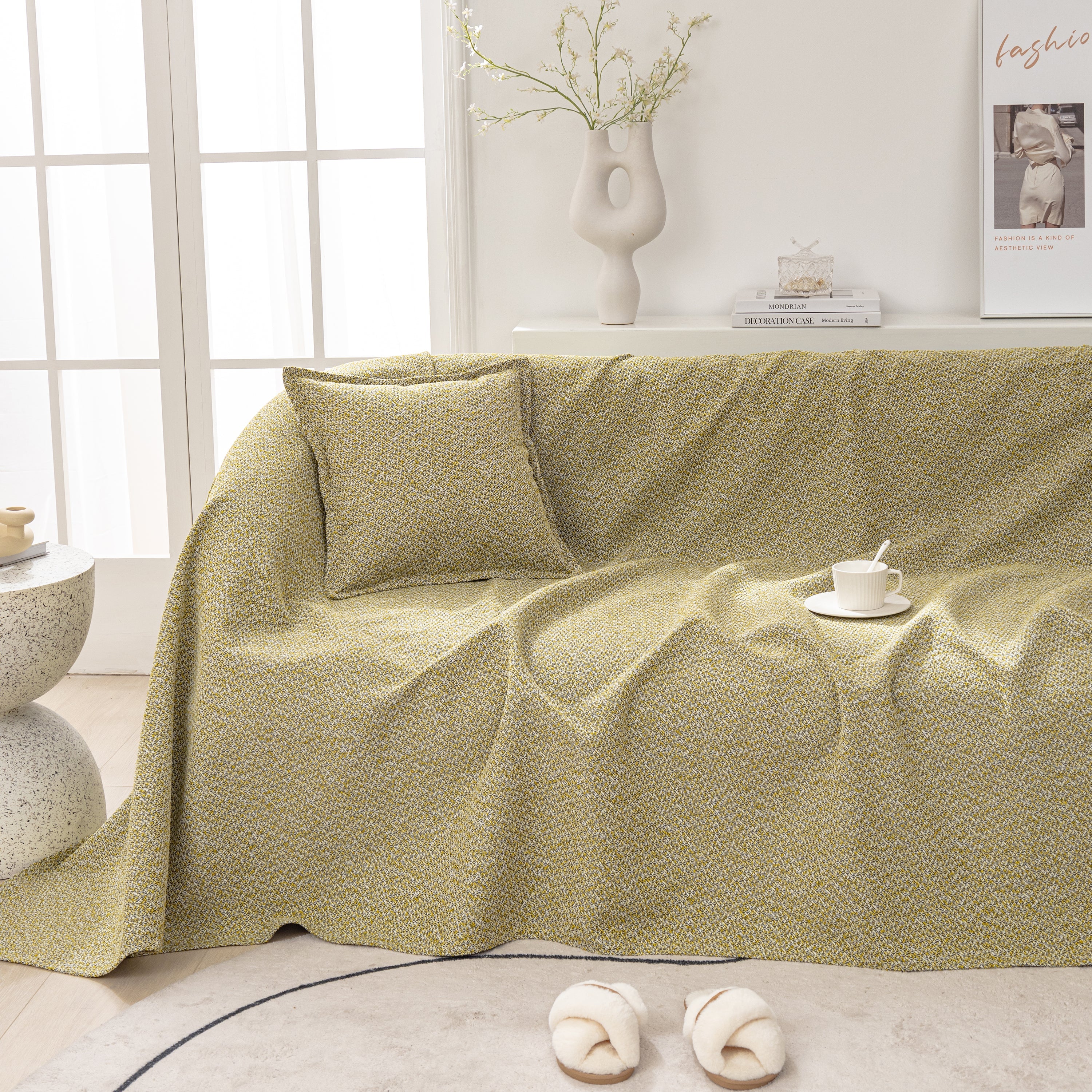 Couch Non Slip Covers for Sectionals, Sofa Cover Blanket, Extra Large Cover Throws for Couches - Image 14