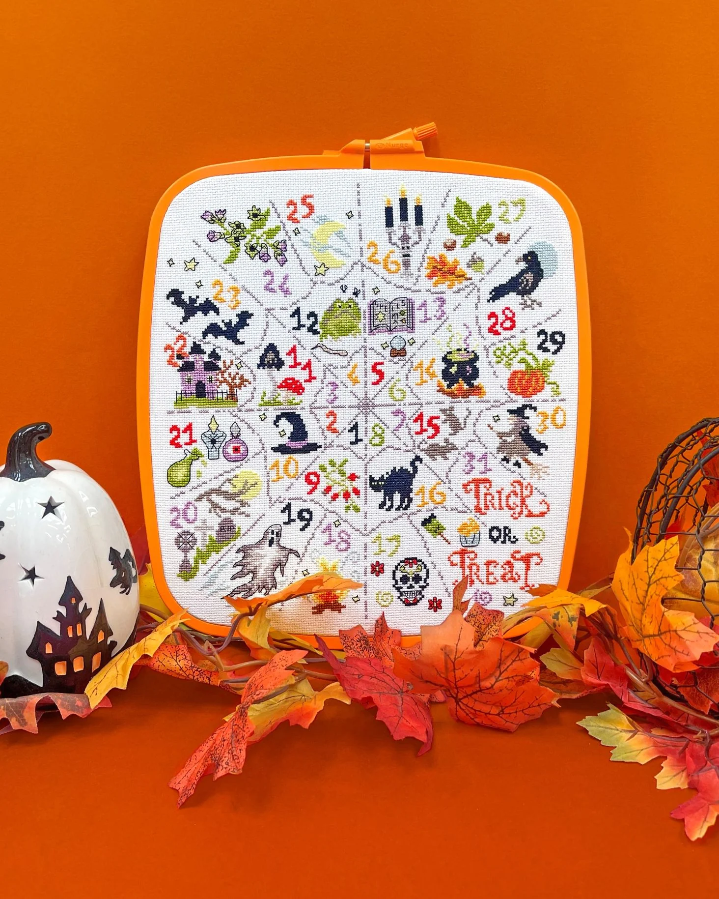 Countdown To Halloween XBD20 Counted Cross Stitch Kit - Image 2