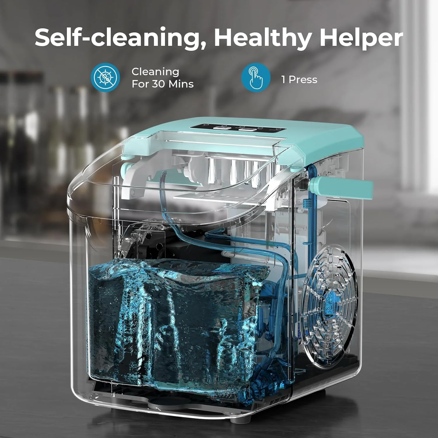 Countertop Ice Maker, 26 lbs/Day ice Production 58012RIM0 - Image 29