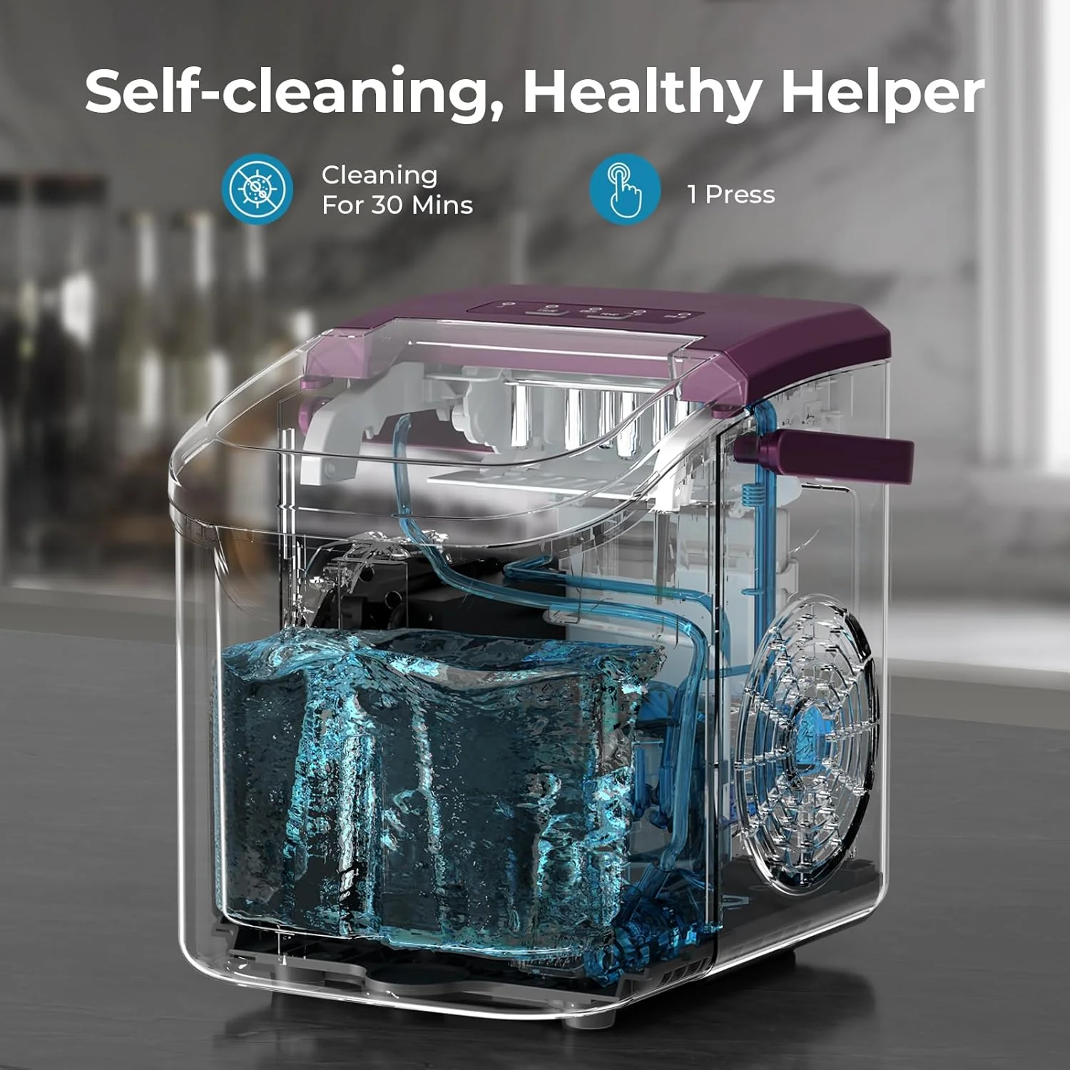Countertop Ice Maker, 26 lbs/Day ice Production 58012RIM0 - Image 37