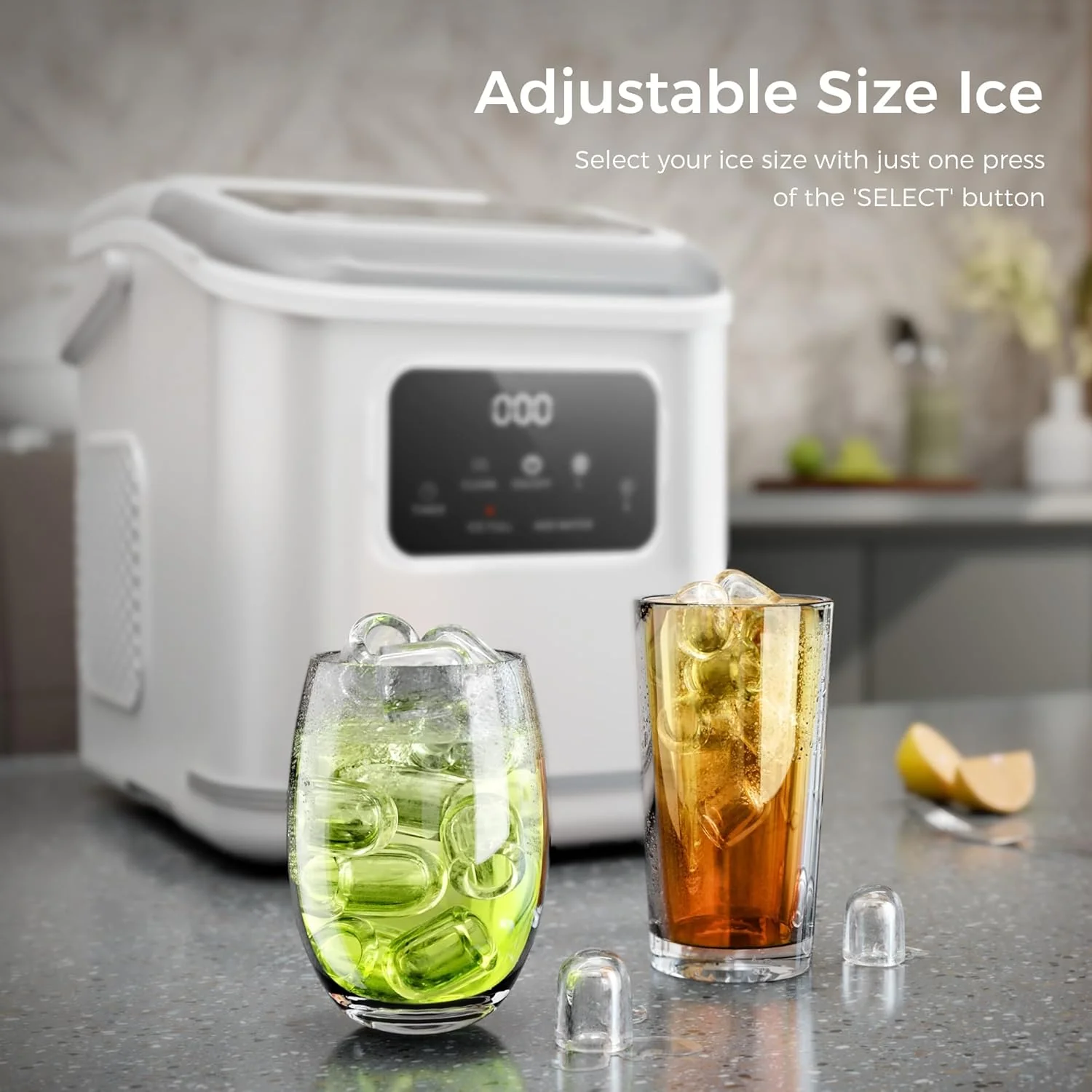 Countertop Ice Maker 9 Bullet Ice Cubes in 6 Mins,  Z5812K - Image 16