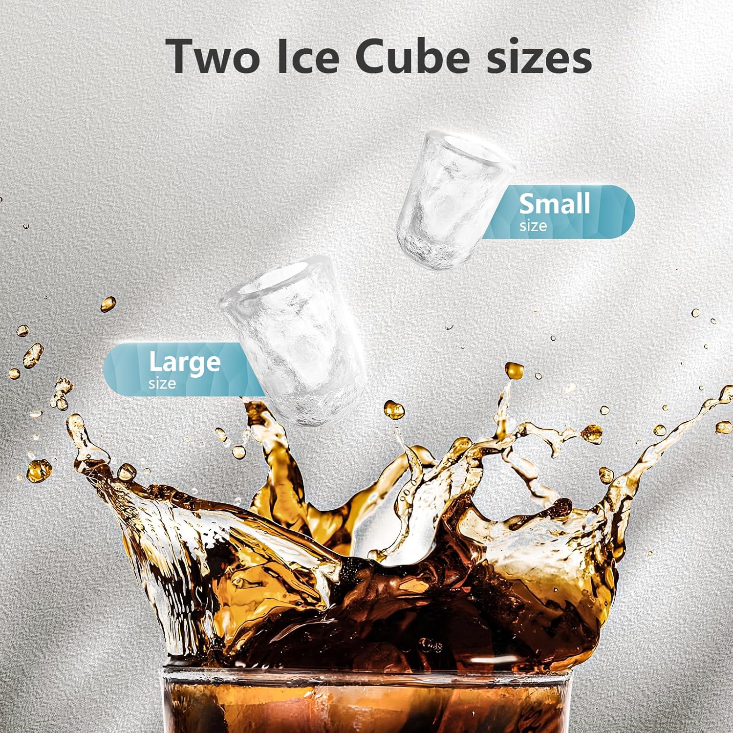 Countertop Ice Maker,Portable Ice Machine with Handle,for Home/Kitchen/Camping/RV Z3424-BLACK - Image 14