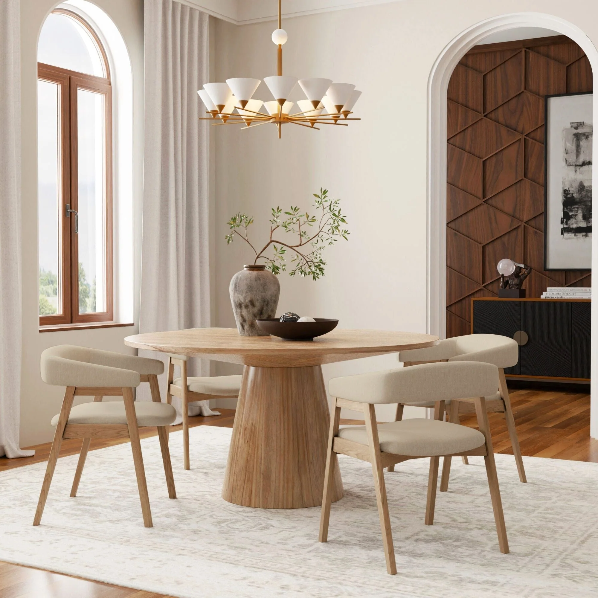 Cove Curved Back Side Chairs - Image 7
