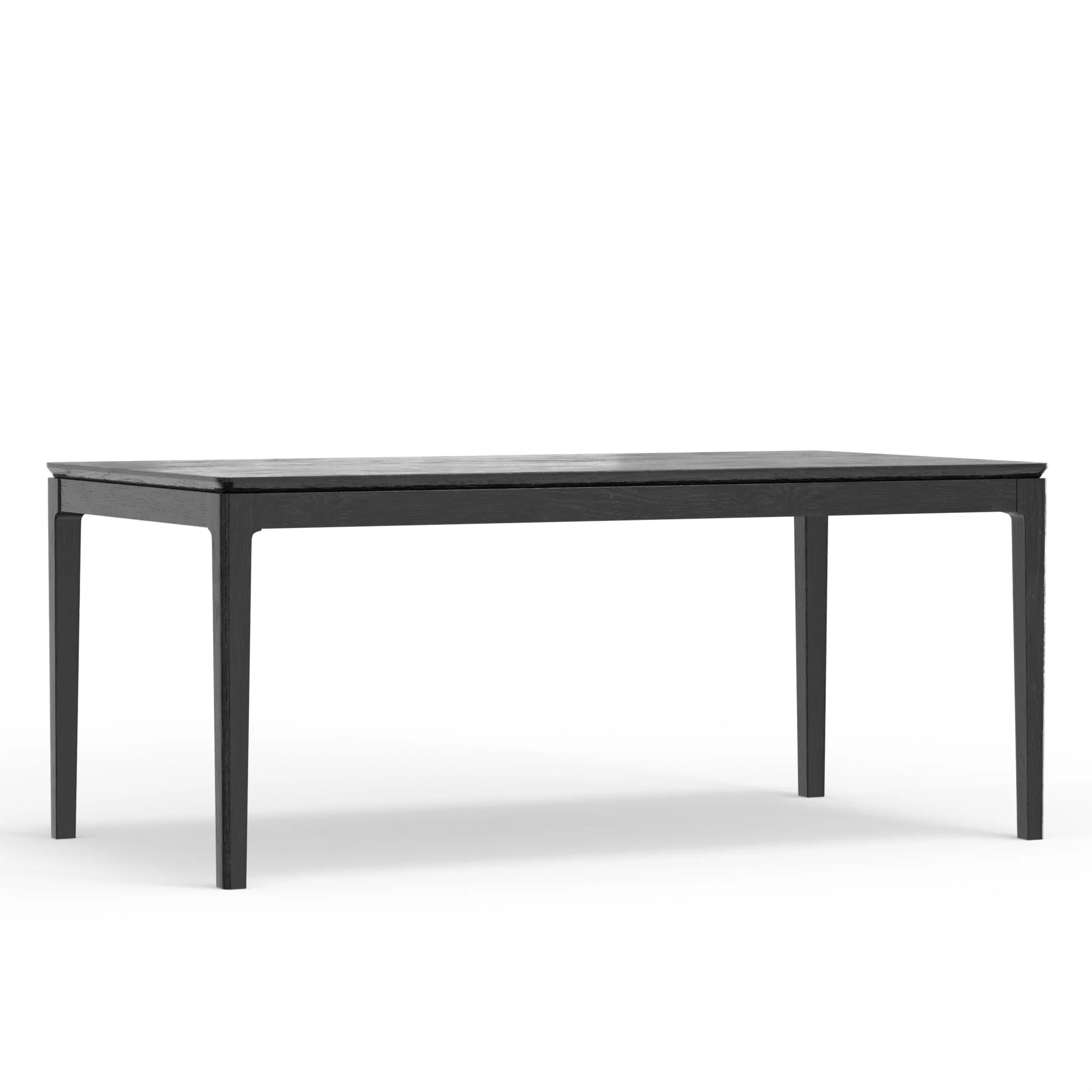 Cove Rectangular Dining Table, Vintage Black - Image 2
