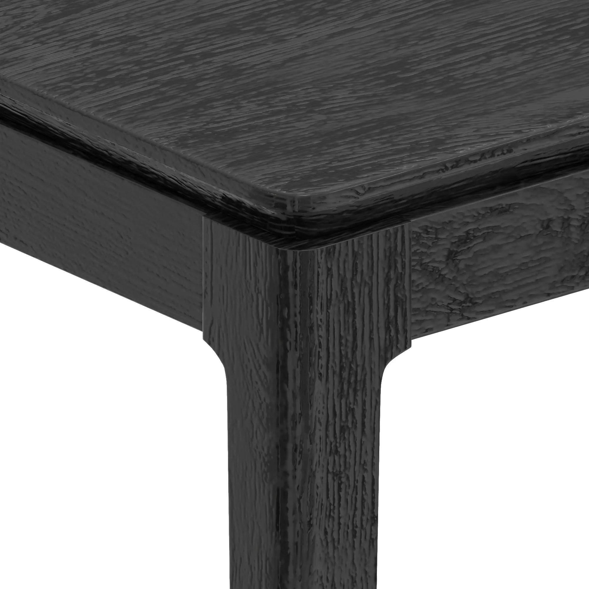 Cove Rectangular Dining Table, Vintage Black - Image 6