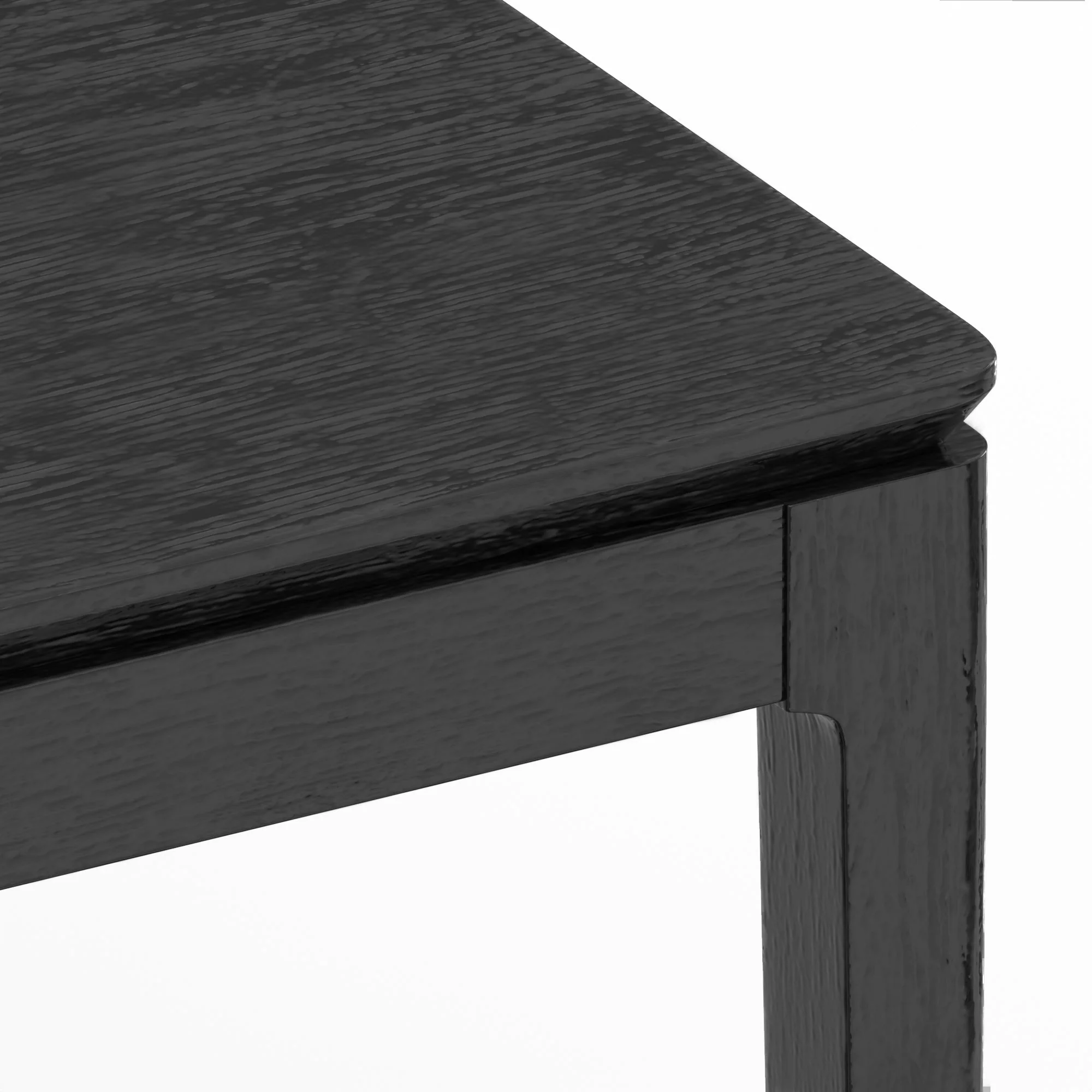 Cove Rectangular Dining Table, Vintage Black - Image 7