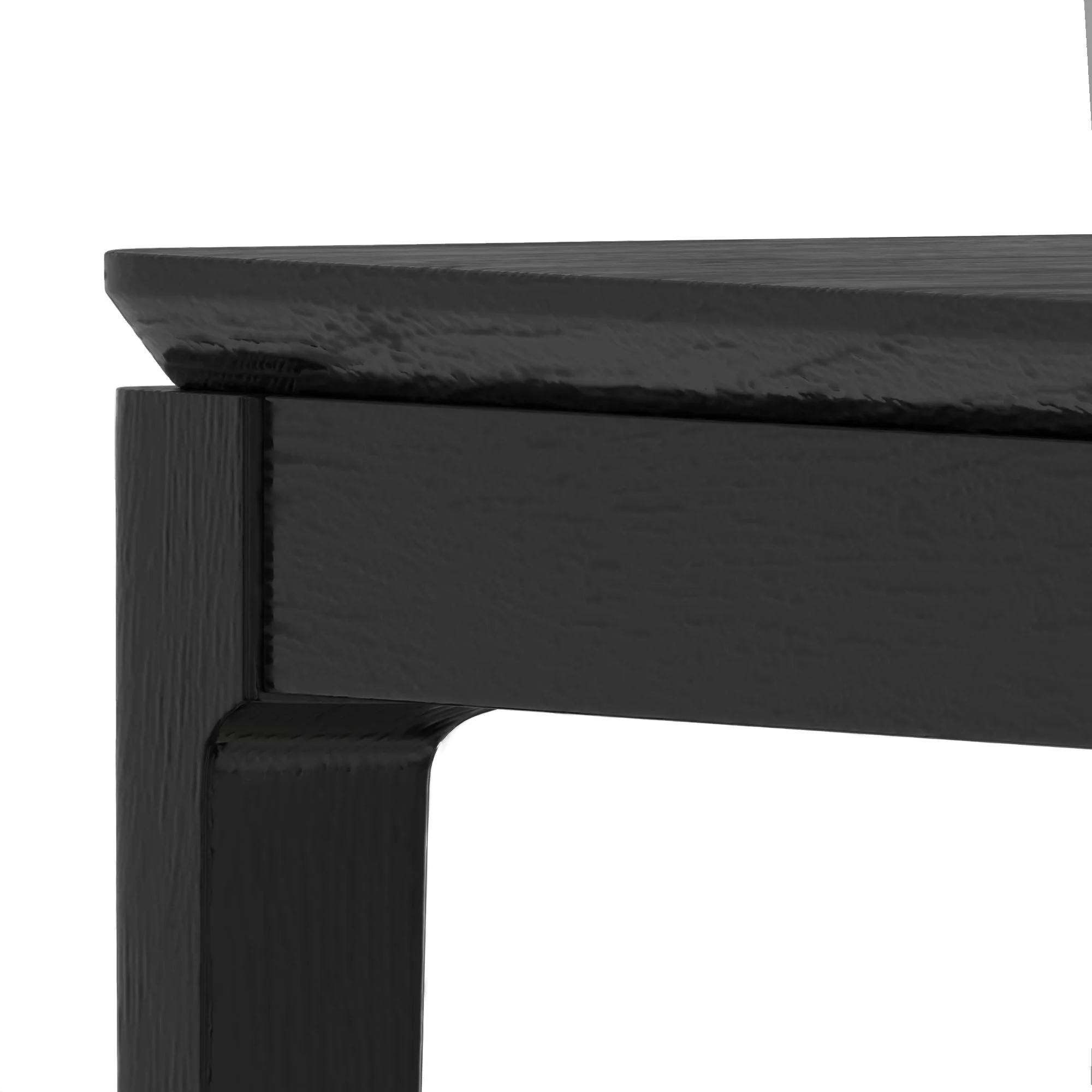 Cove Rectangular Dining Table, Vintage Black - Image 8