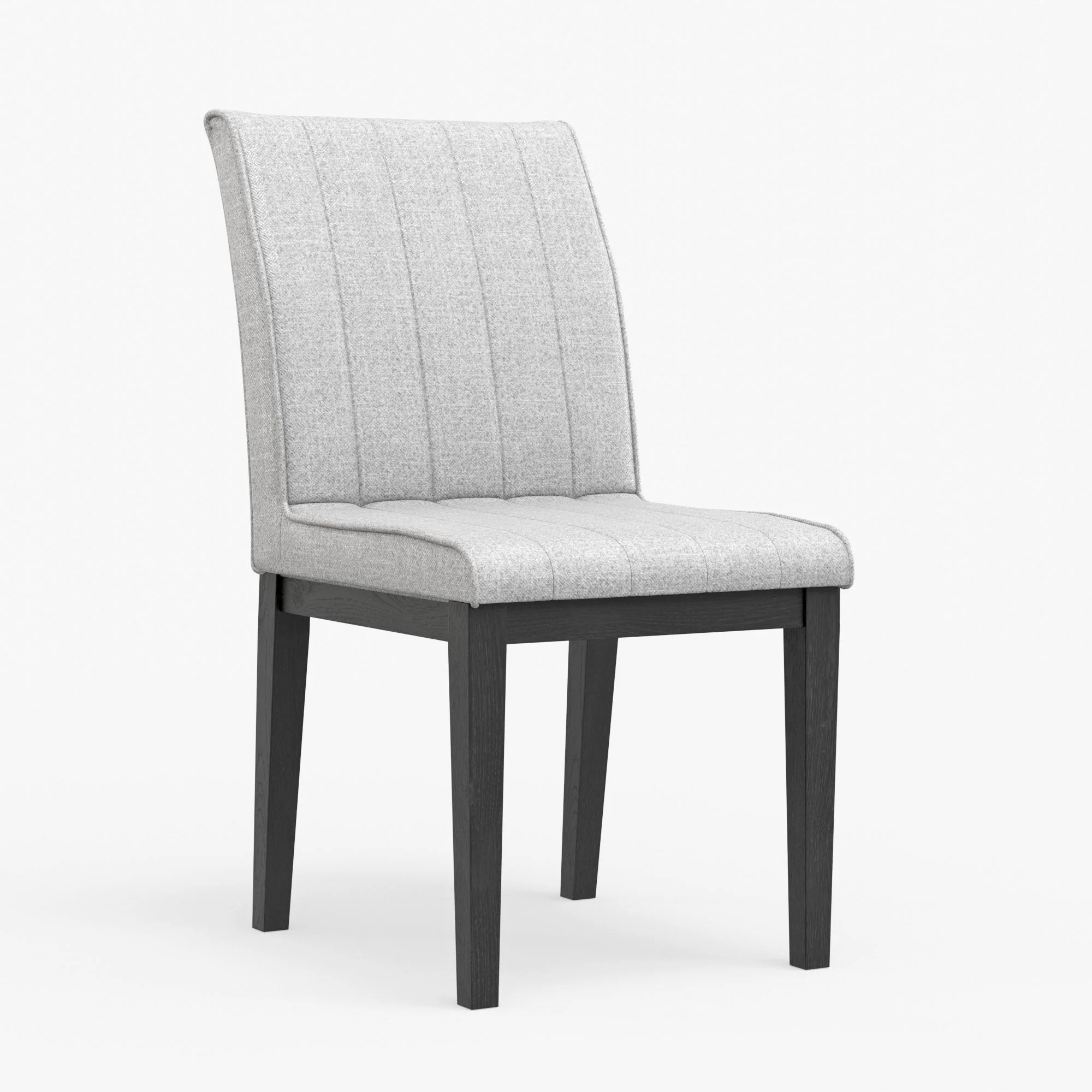 Cove Upholstered Side Chairs, Gray & Black - Image 2