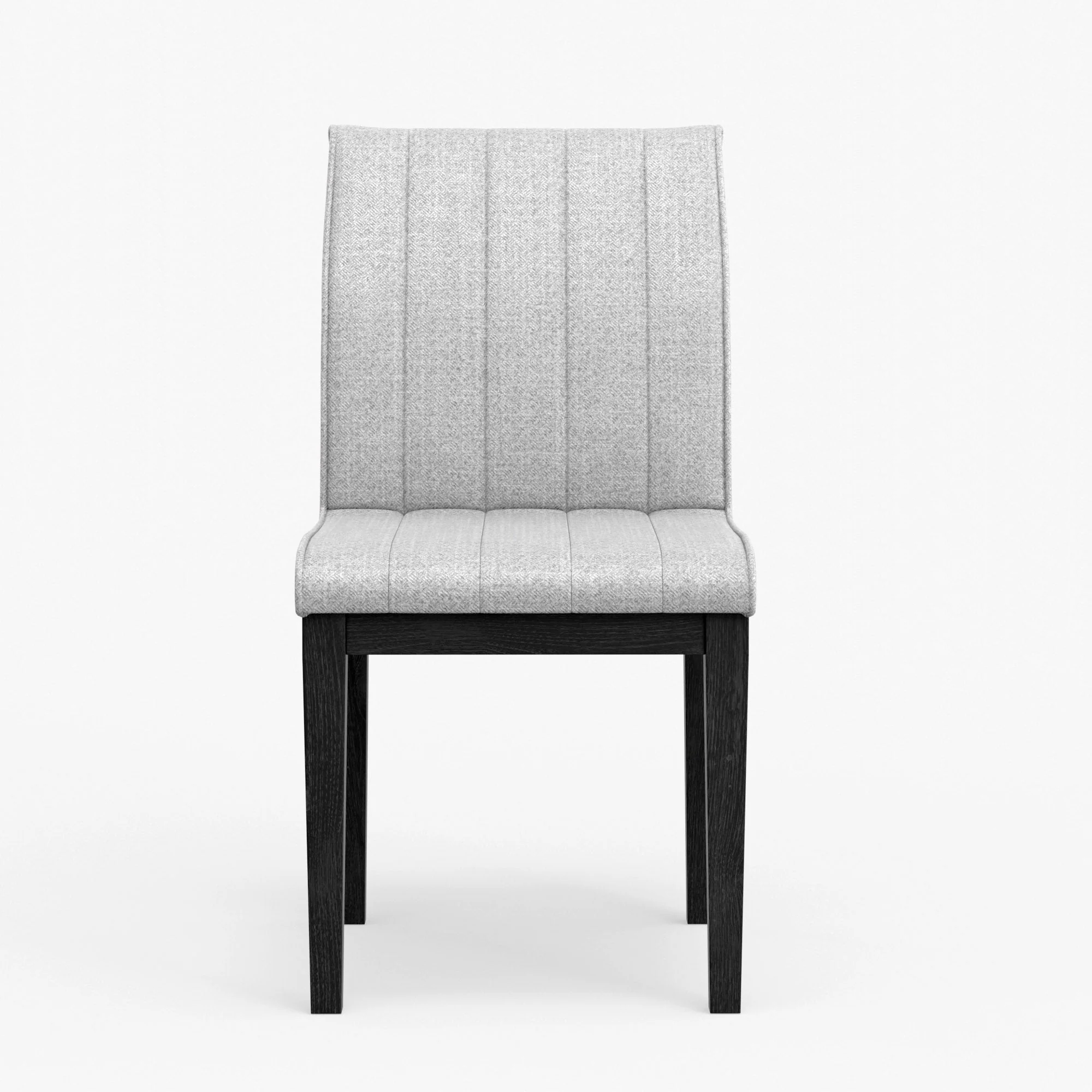 Cove Upholstered Side Chairs, Gray & Black - Image 3