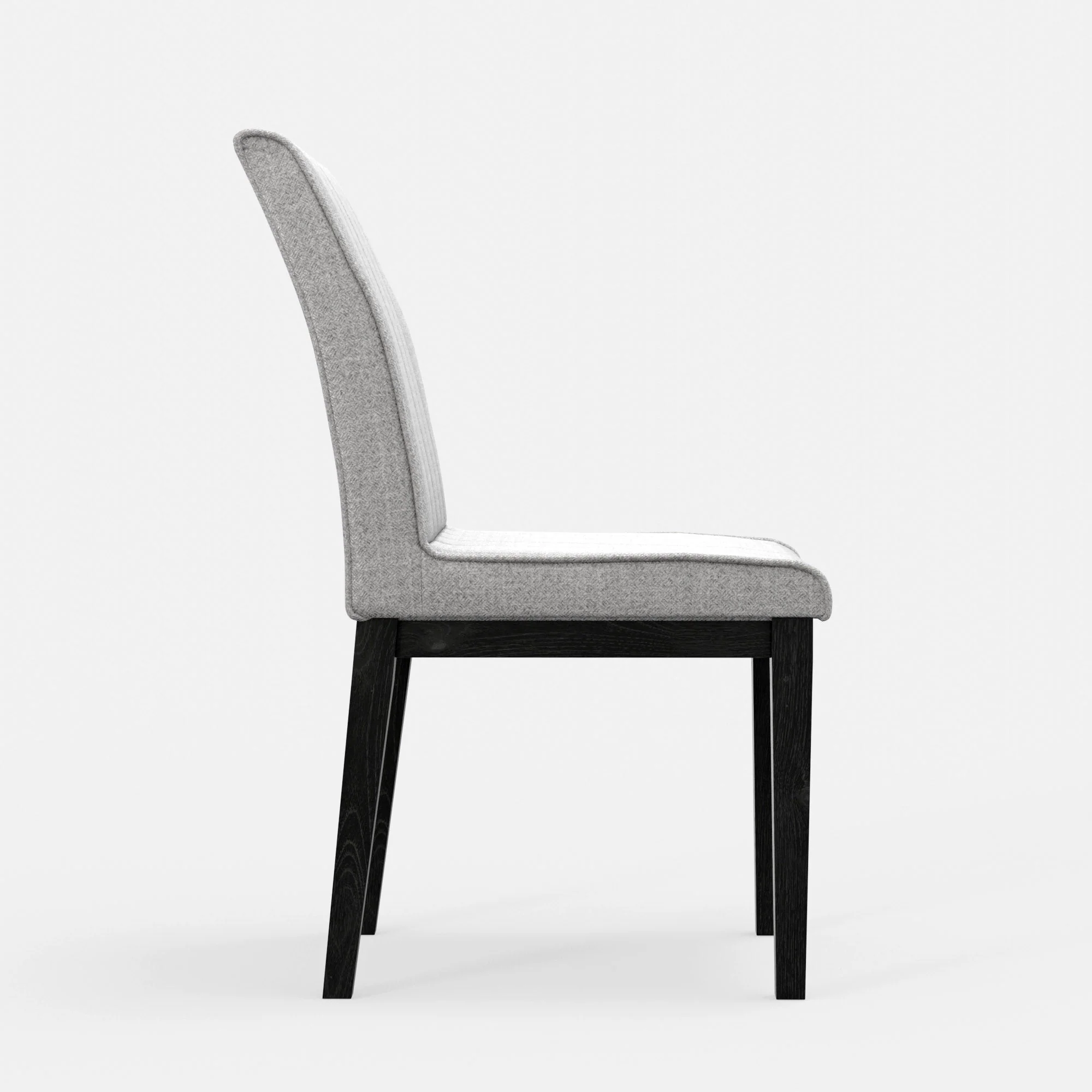 Cove Upholstered Side Chairs, Gray & Black - Image 4