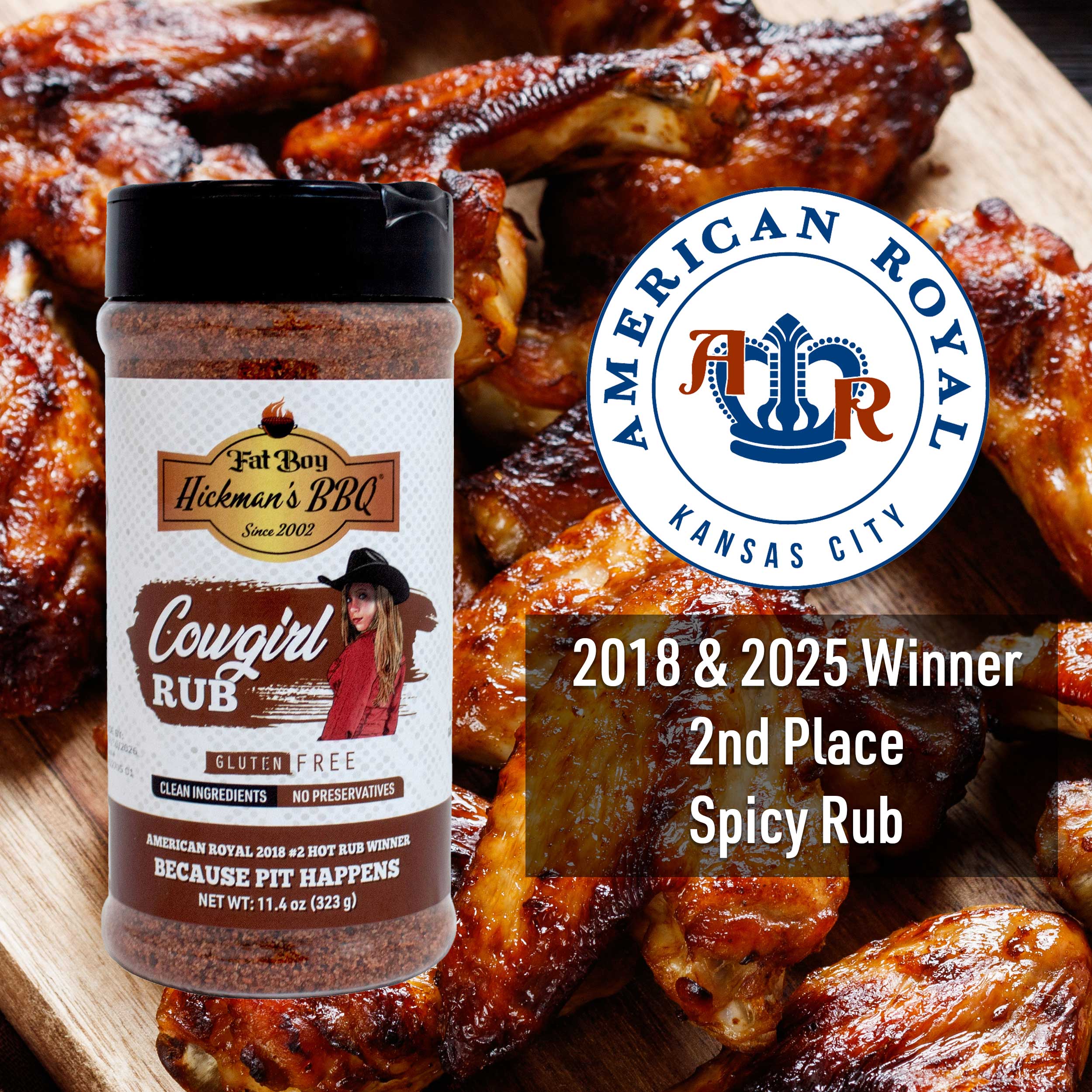 Cowgirl Gluten Free Natural Keto Friendly BBQ Rub 11.4 oz - Image 4