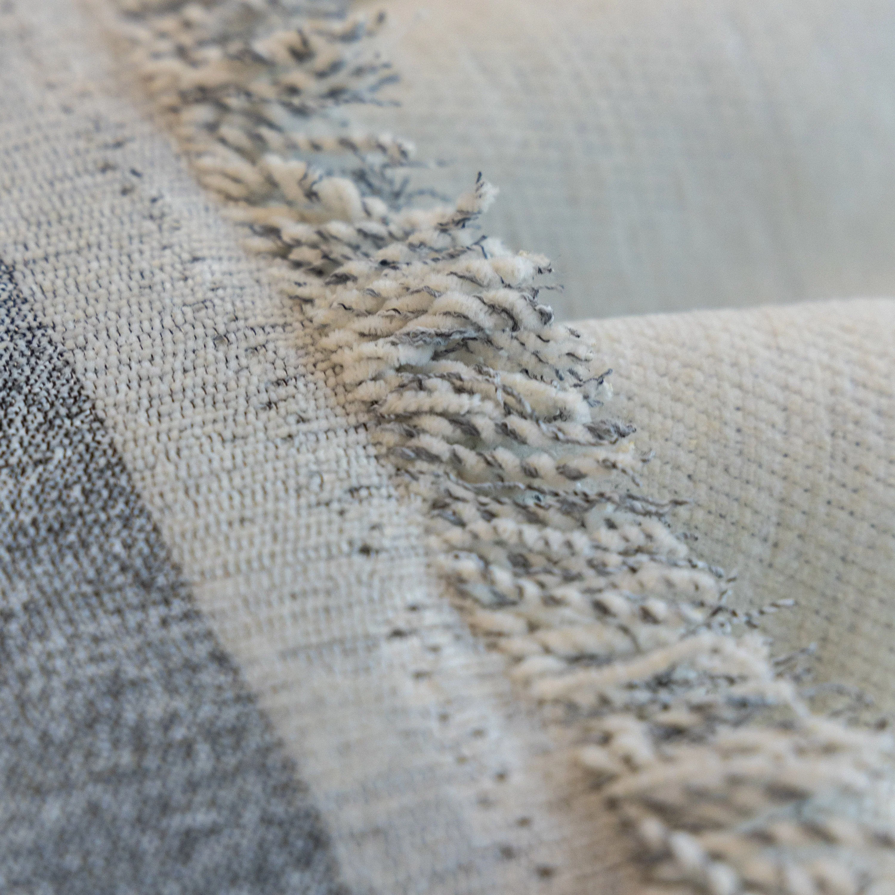 Cozy Couch Throw Blanket with Tassels, Jacquard Leaf Pattern Furniture Protector - Image 85