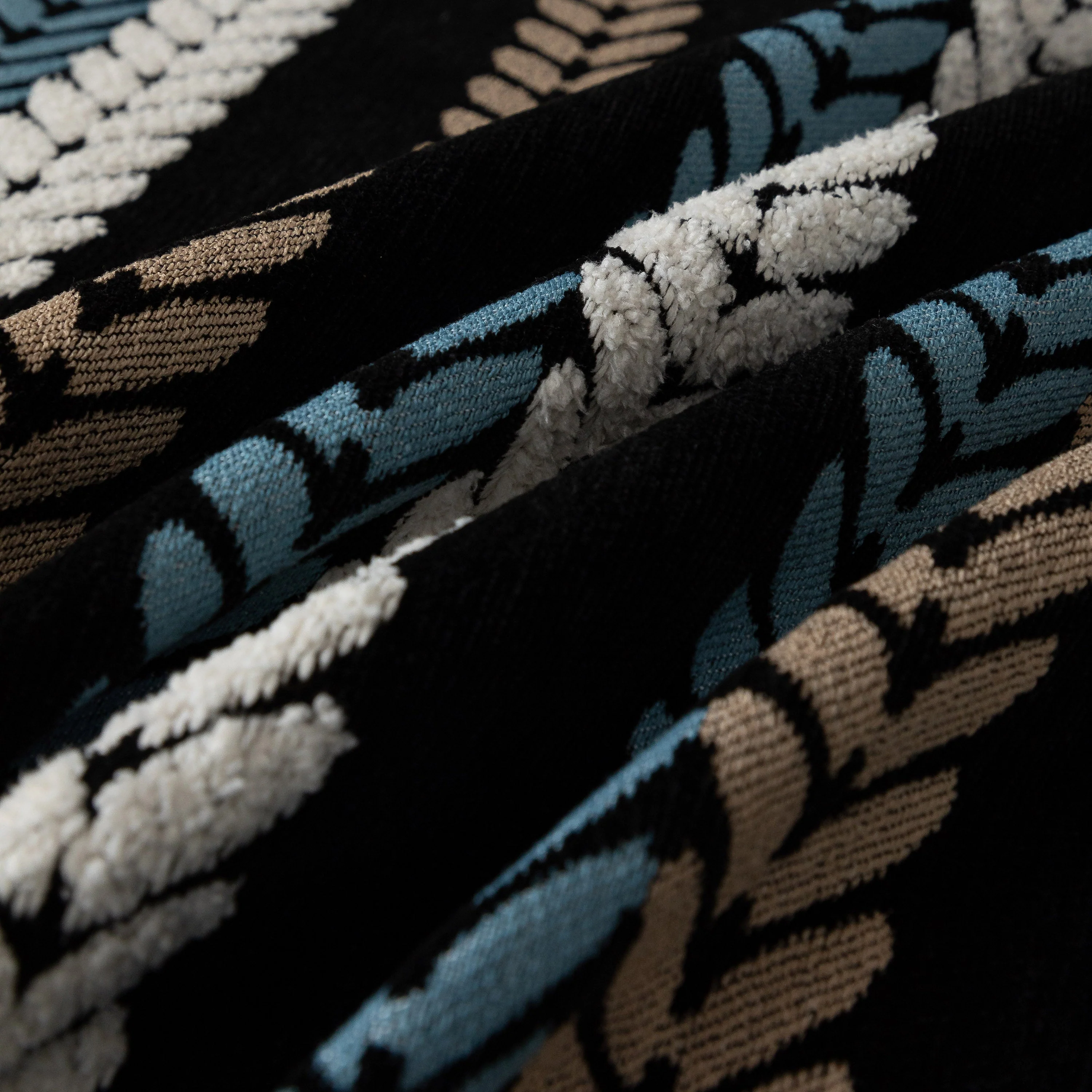 Cozy Decorative Throw Blanket for Couches, Boho Plush Woven Sofa Cover with Stripes - Image 62