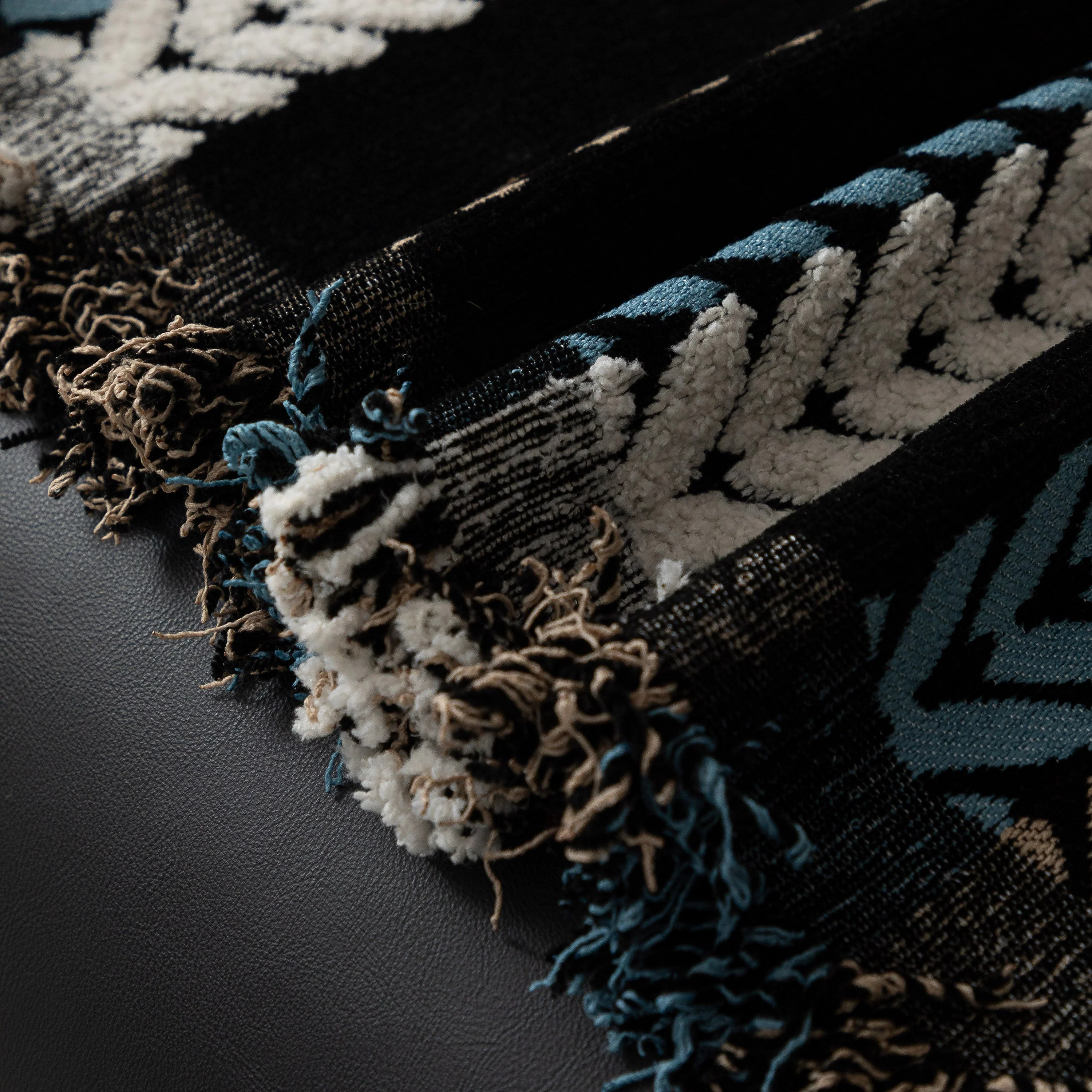 Cozy Decorative Throw Blanket for Couches, Boho Plush Woven Sofa Cover with Stripes - Image 63