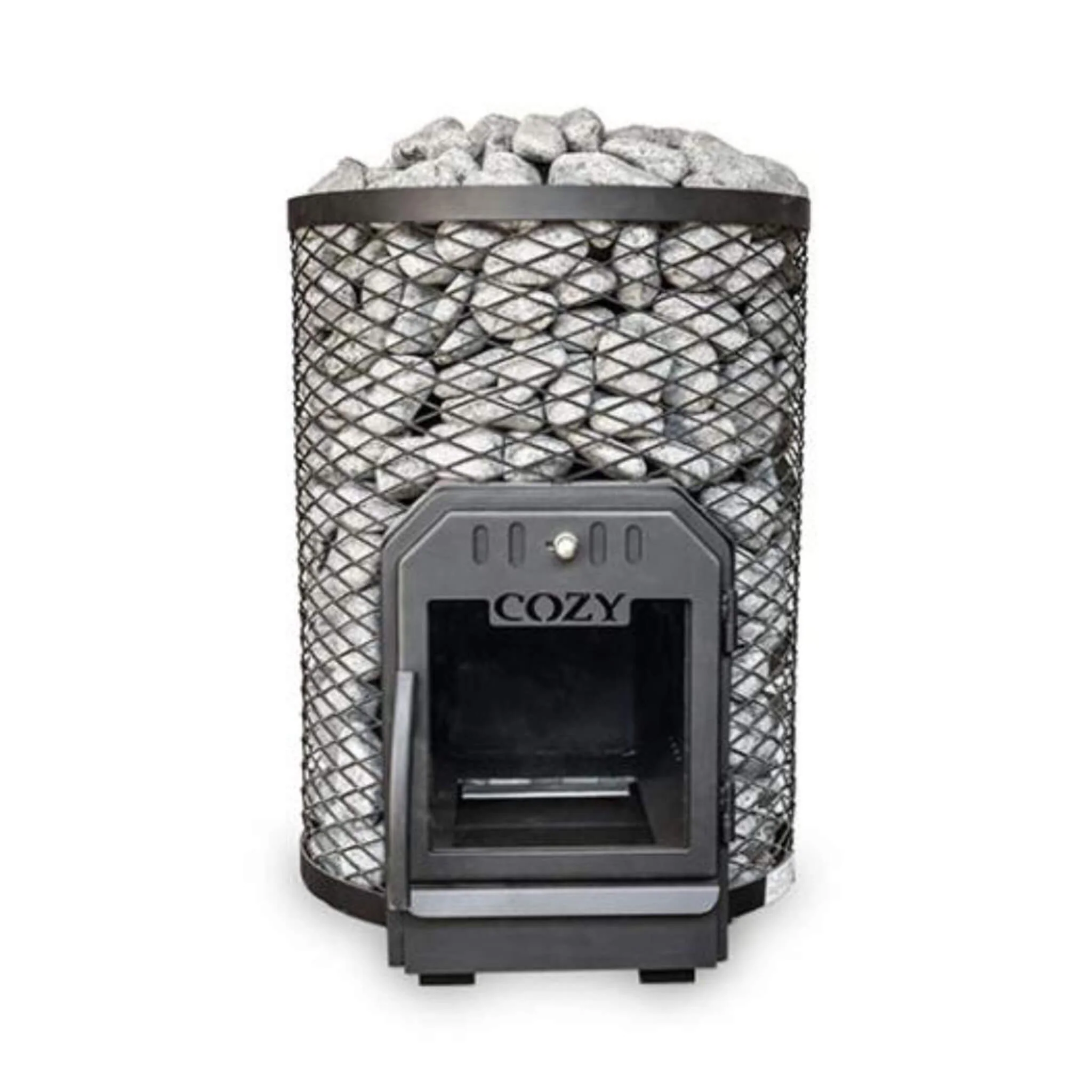Cozy Heat O Thru-Wall Wood Burning Sauna Stove With Sauna Stones [COZY O-TW] (SAK93612) - Image 3