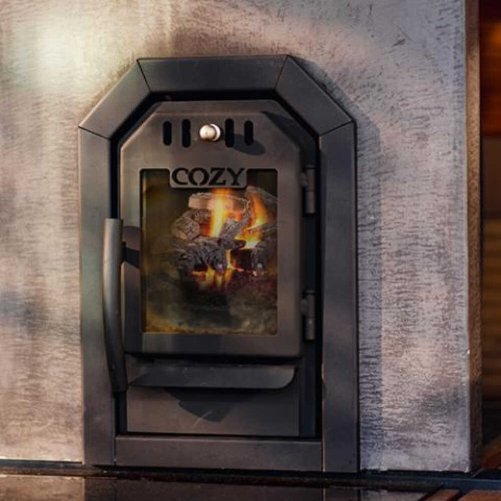 Cozy Heat SW Thru-Wall Wood Burning Sauna Stove With Sauna Stones [COZY SW-TW] (SAK69342) - Image 5