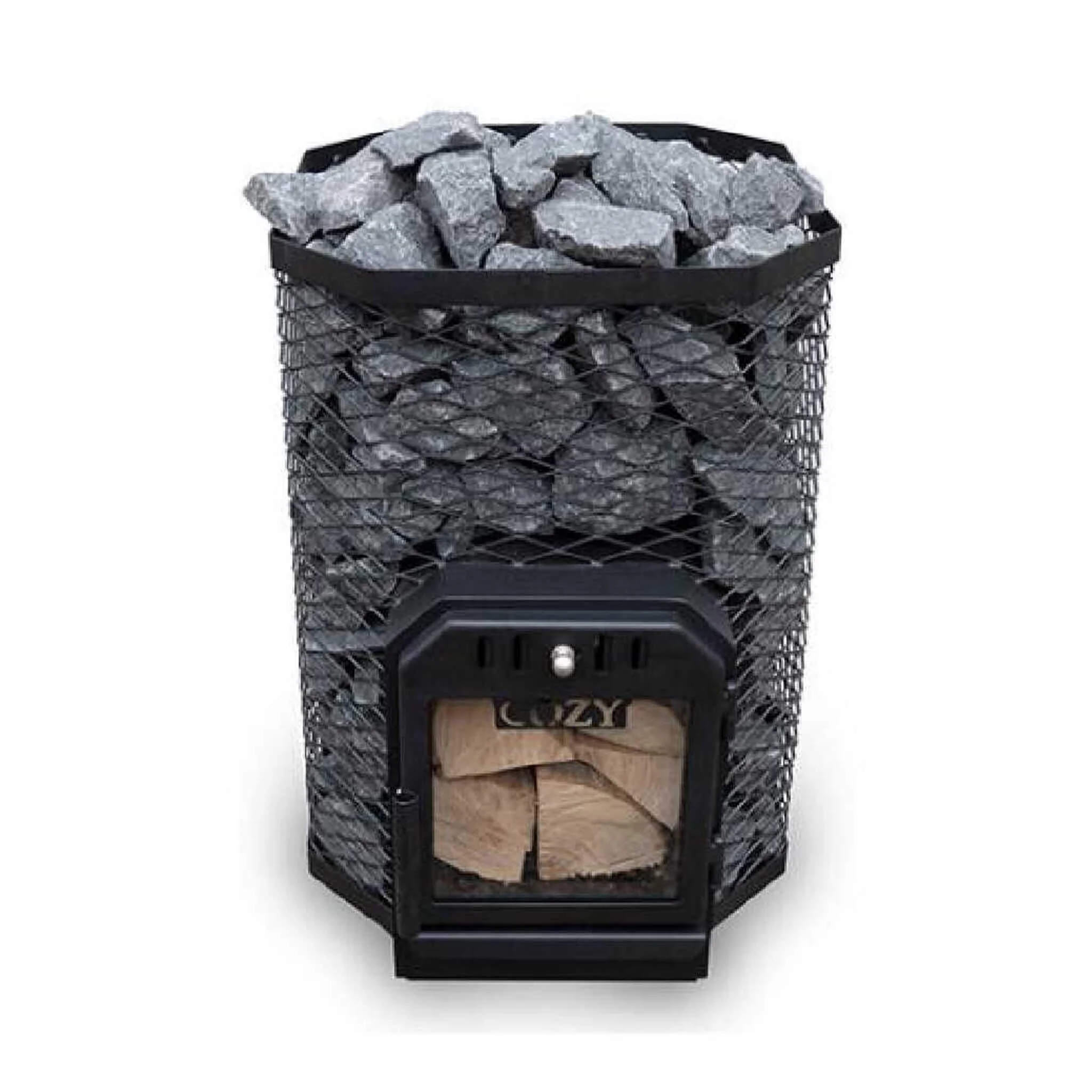 Cozy Heat Wood-Burning Floor Mount Sauna Stove With Chimney Kit And Sauna Stones [COZY] (SAK57382) - Image 11