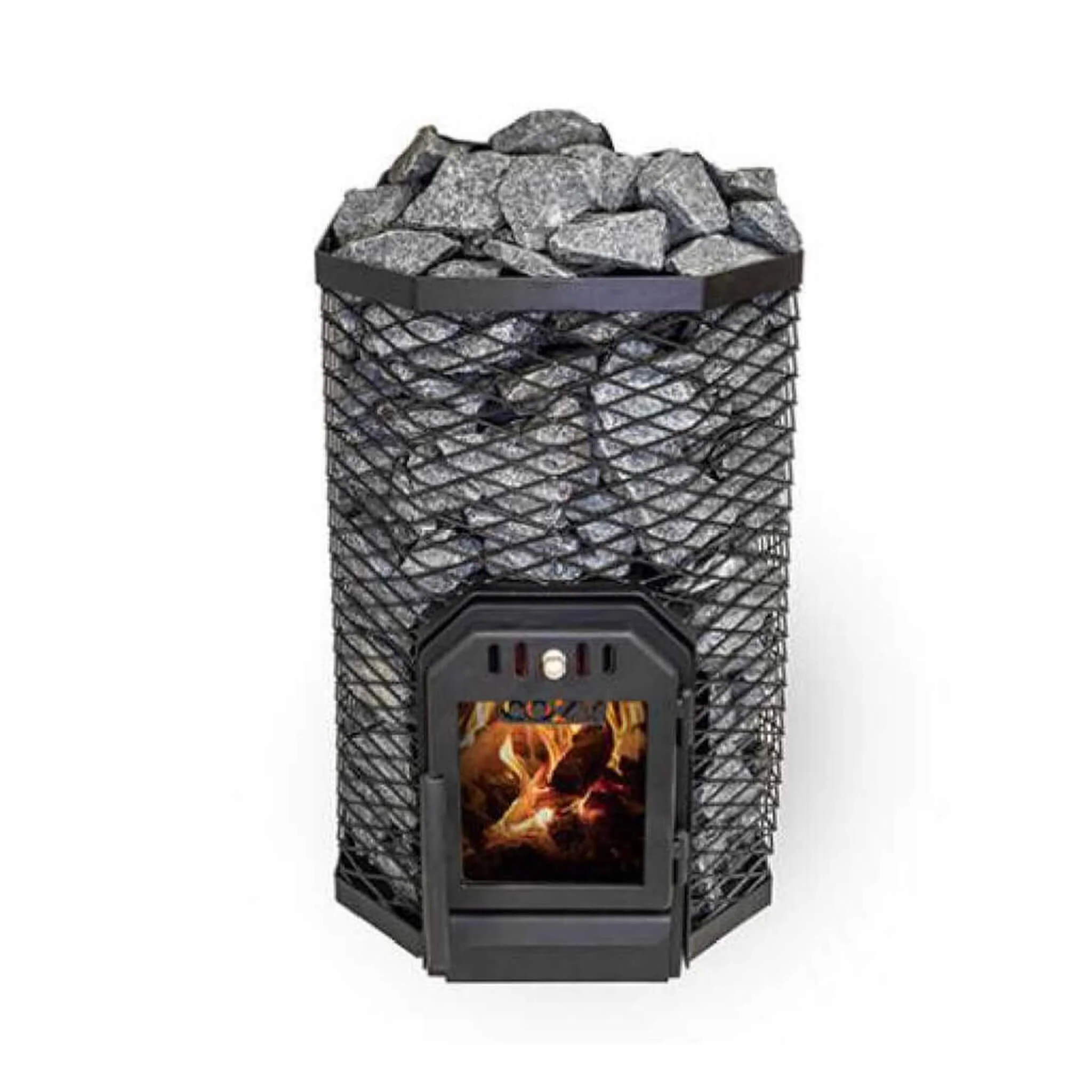 Cozy Heat Wood-Burning Floor Mount Sauna Stove With Chimney Kit And Sauna Stones [COZY] (SAK57382) - Image 4