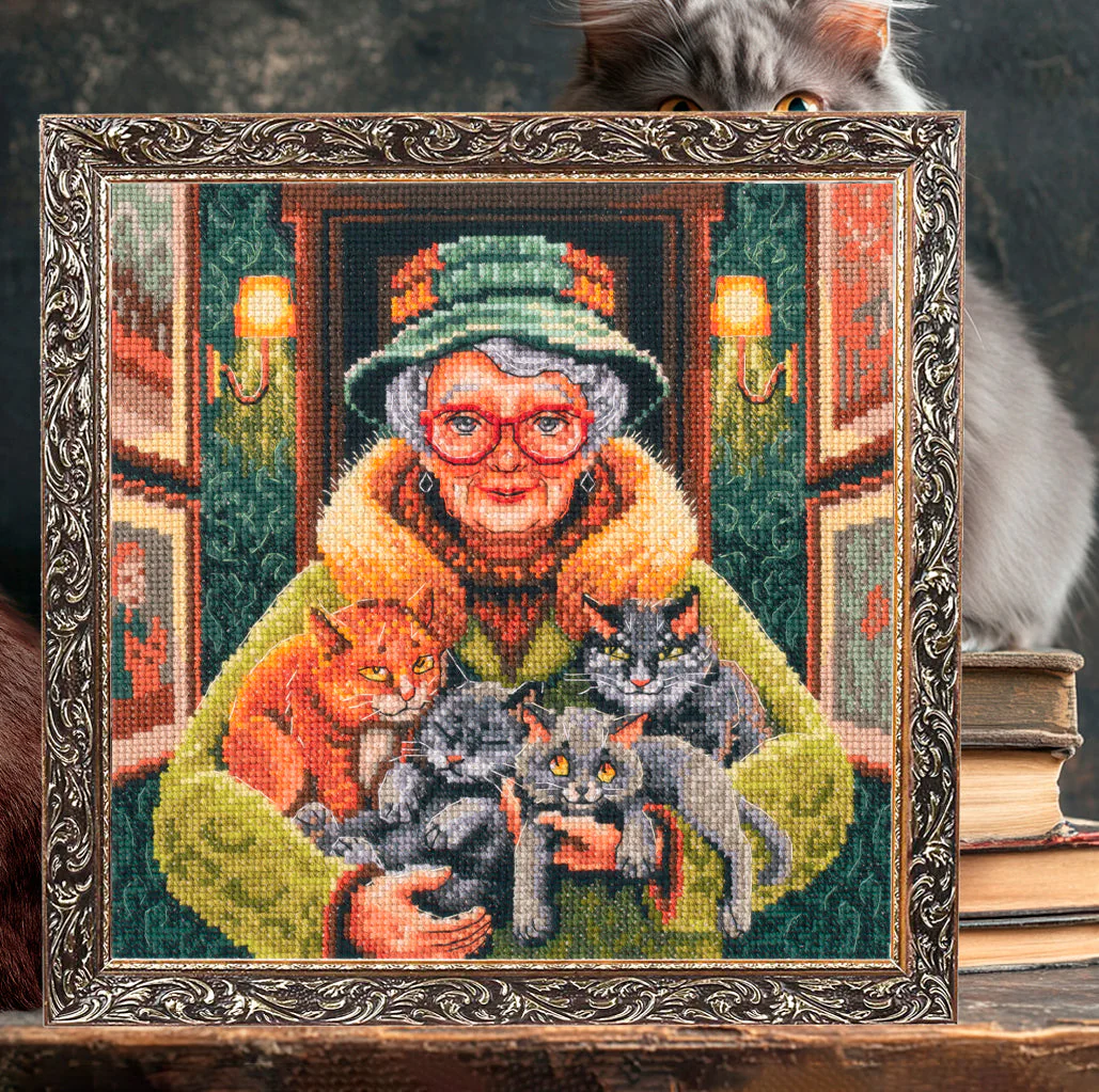 Cozy hugs M1071 Counted Cross Stitch Kit - Image 2