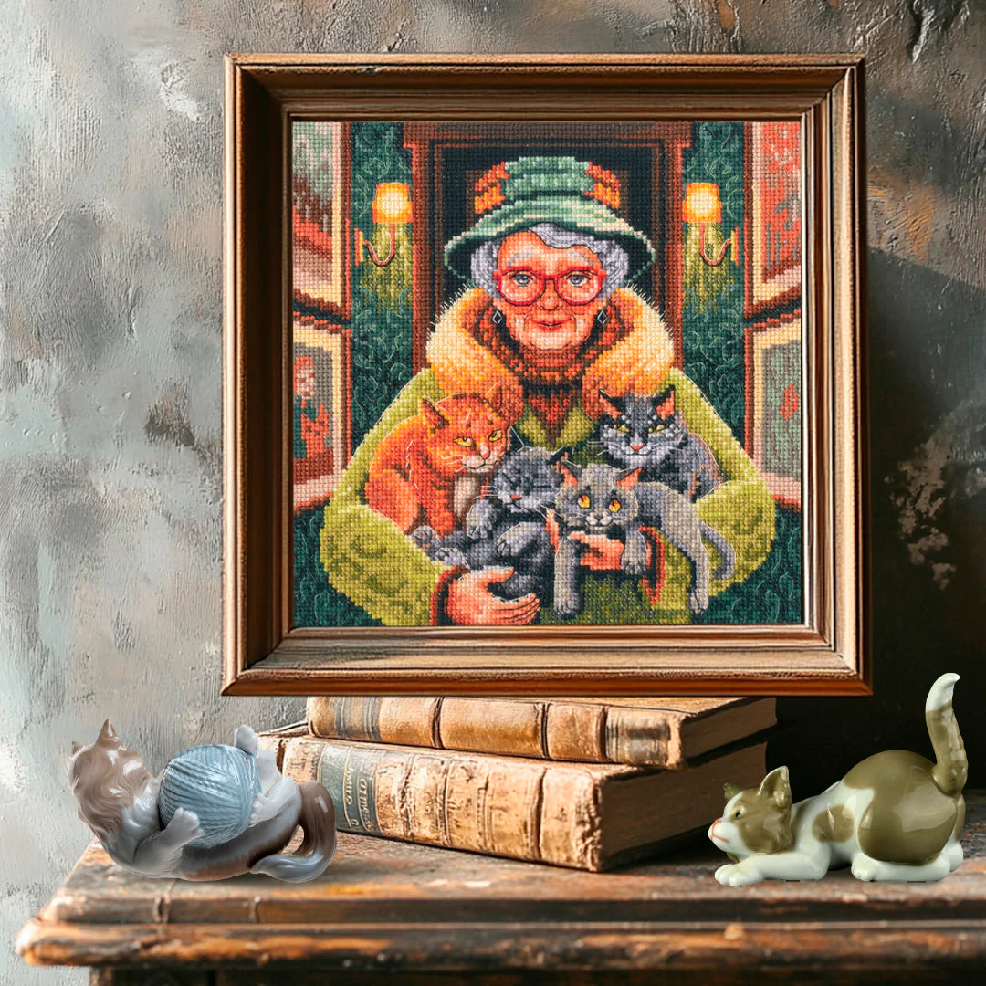 Cozy hugs M1071 Counted Cross Stitch Kit - Image 3