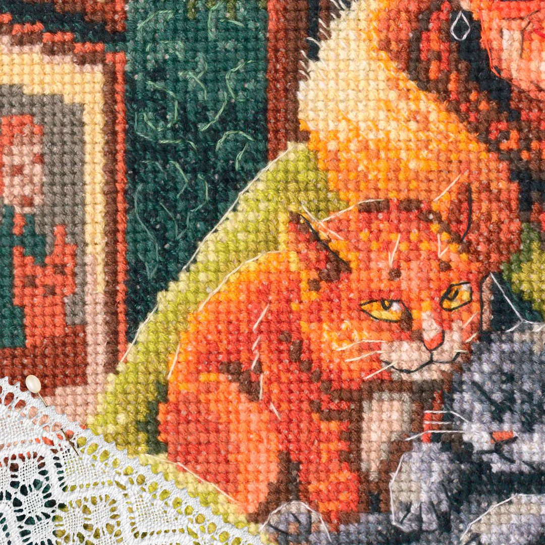 Cozy hugs M1071 Counted Cross Stitch Kit - Image 5