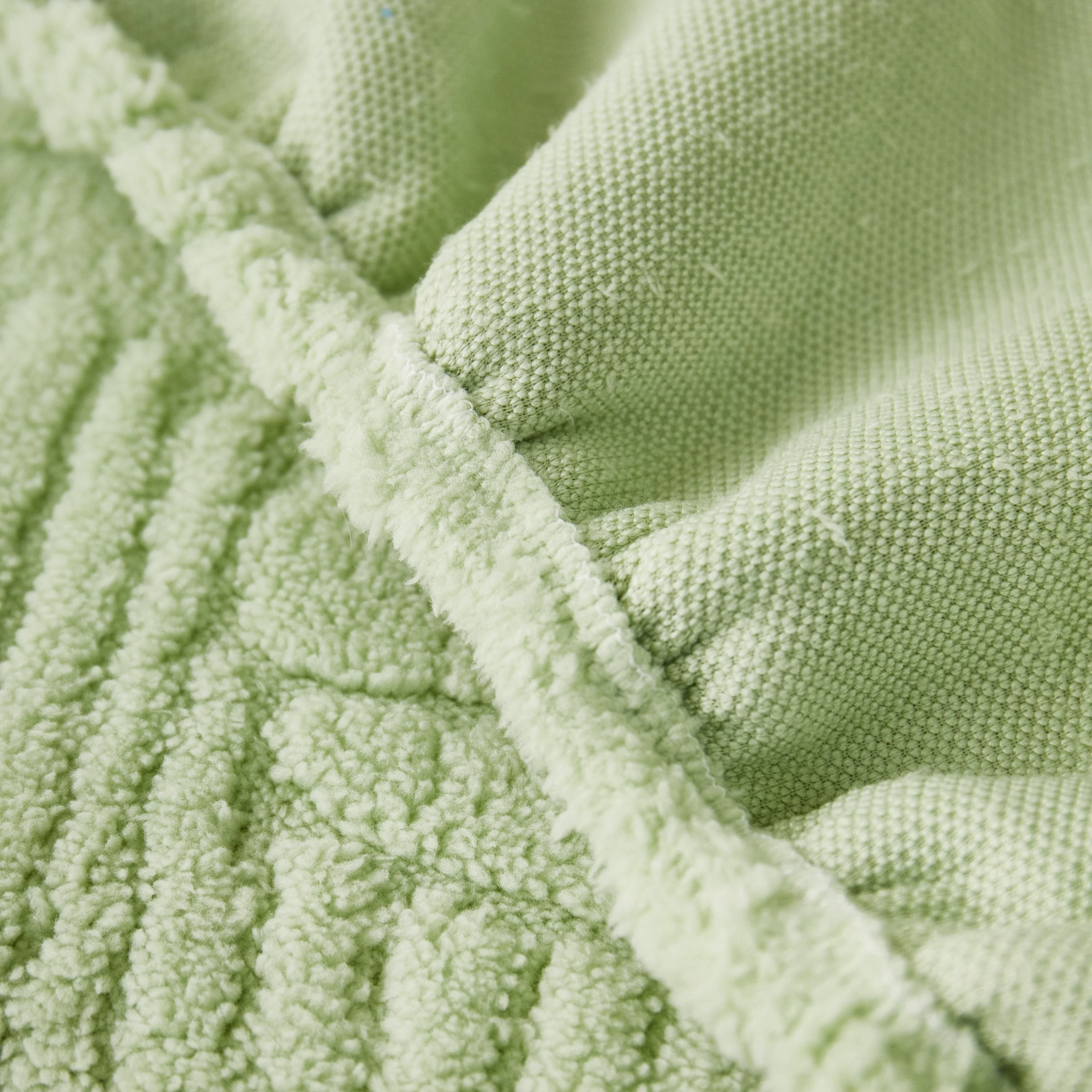 Cozy Plush Coral Fleece Sofa Cushion Slipcovers, Stretch Leaves Cushion Covers, Furniture Slipcovers - Image 65
