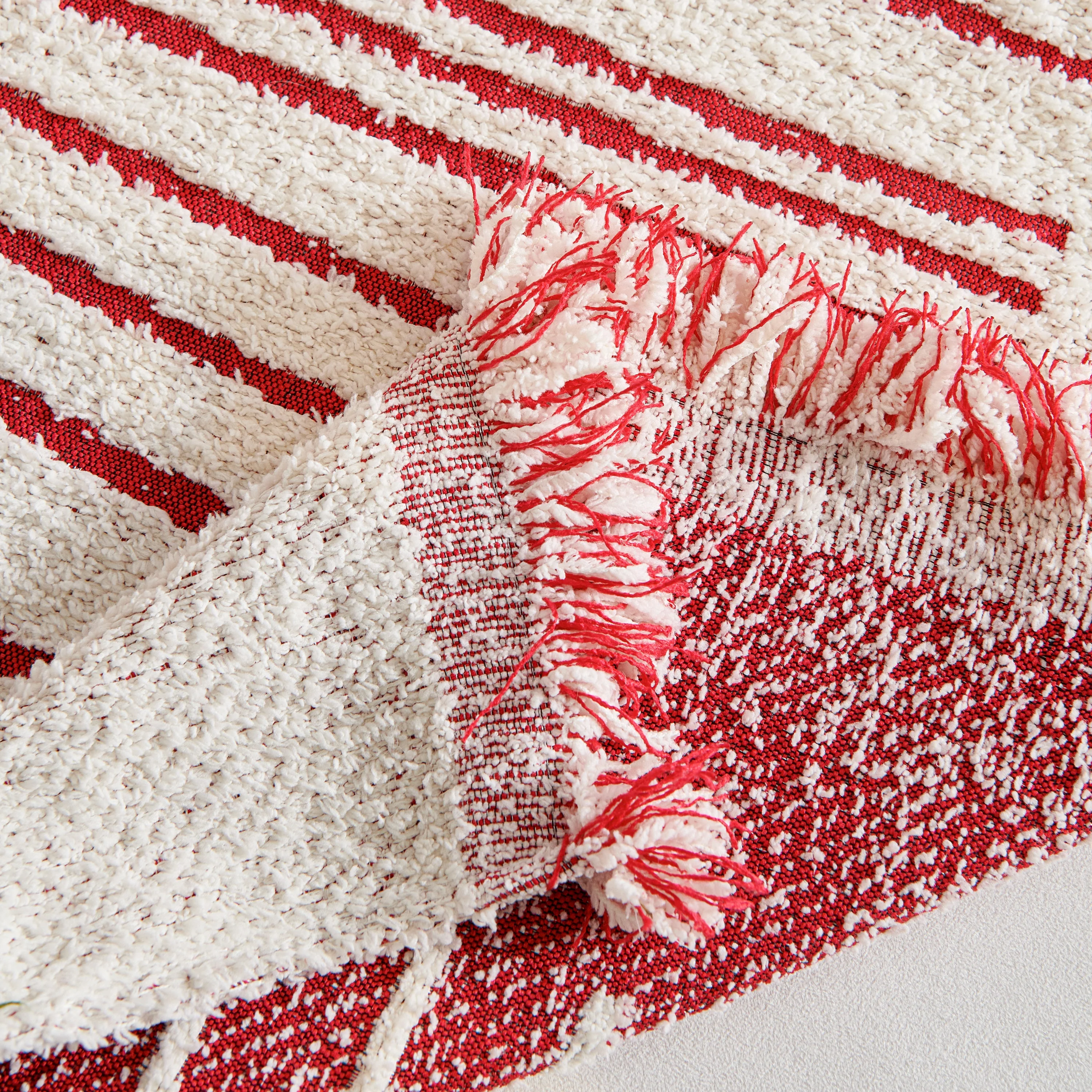 Cozy Striped Sofa Throw Blanket L Shaped Sectional Couch Covers Luxury Throws for Sofas - Image 3