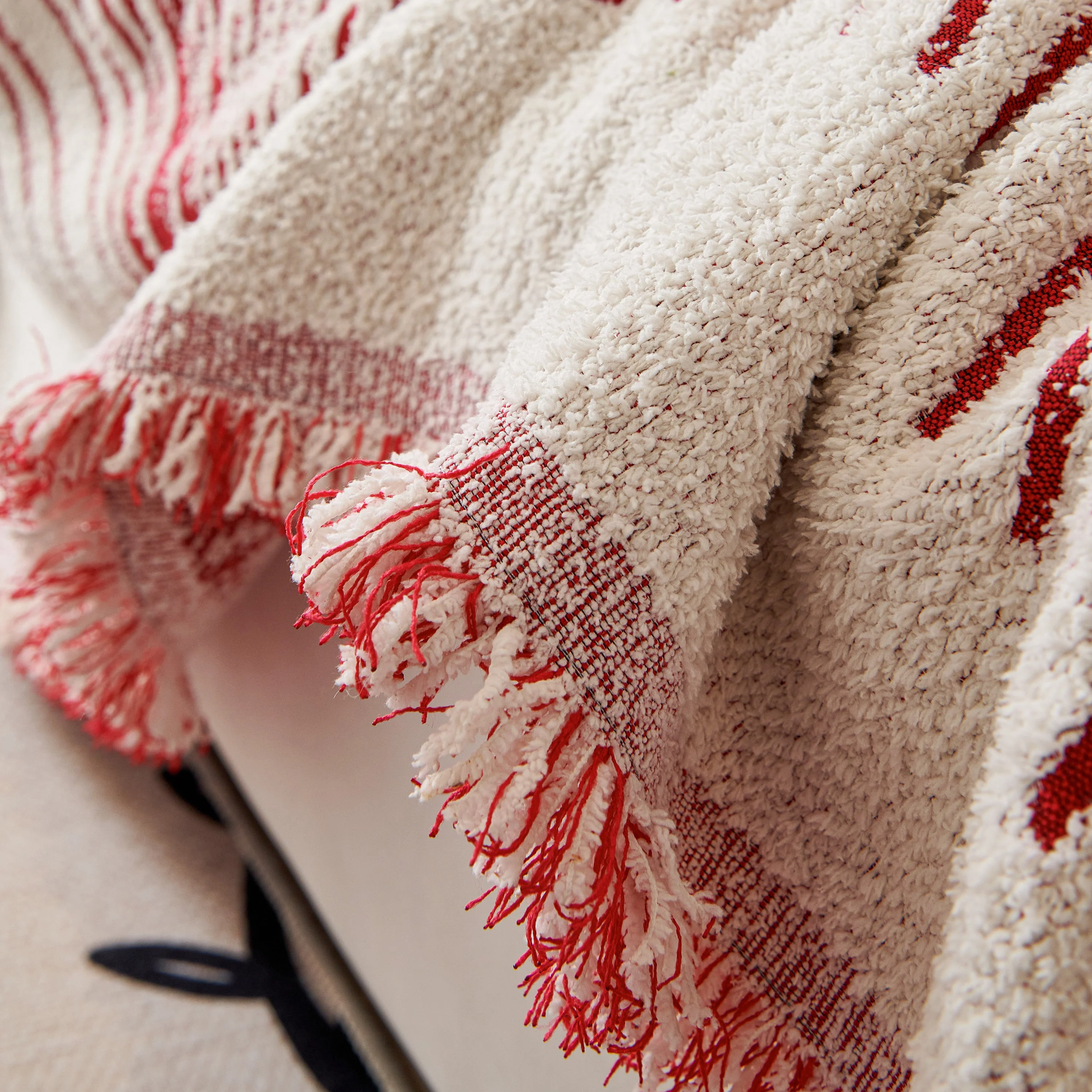 Cozy Striped Sofa Throw Blanket L Shaped Sectional Couch Covers Luxury Throws for Sofas - Image 6