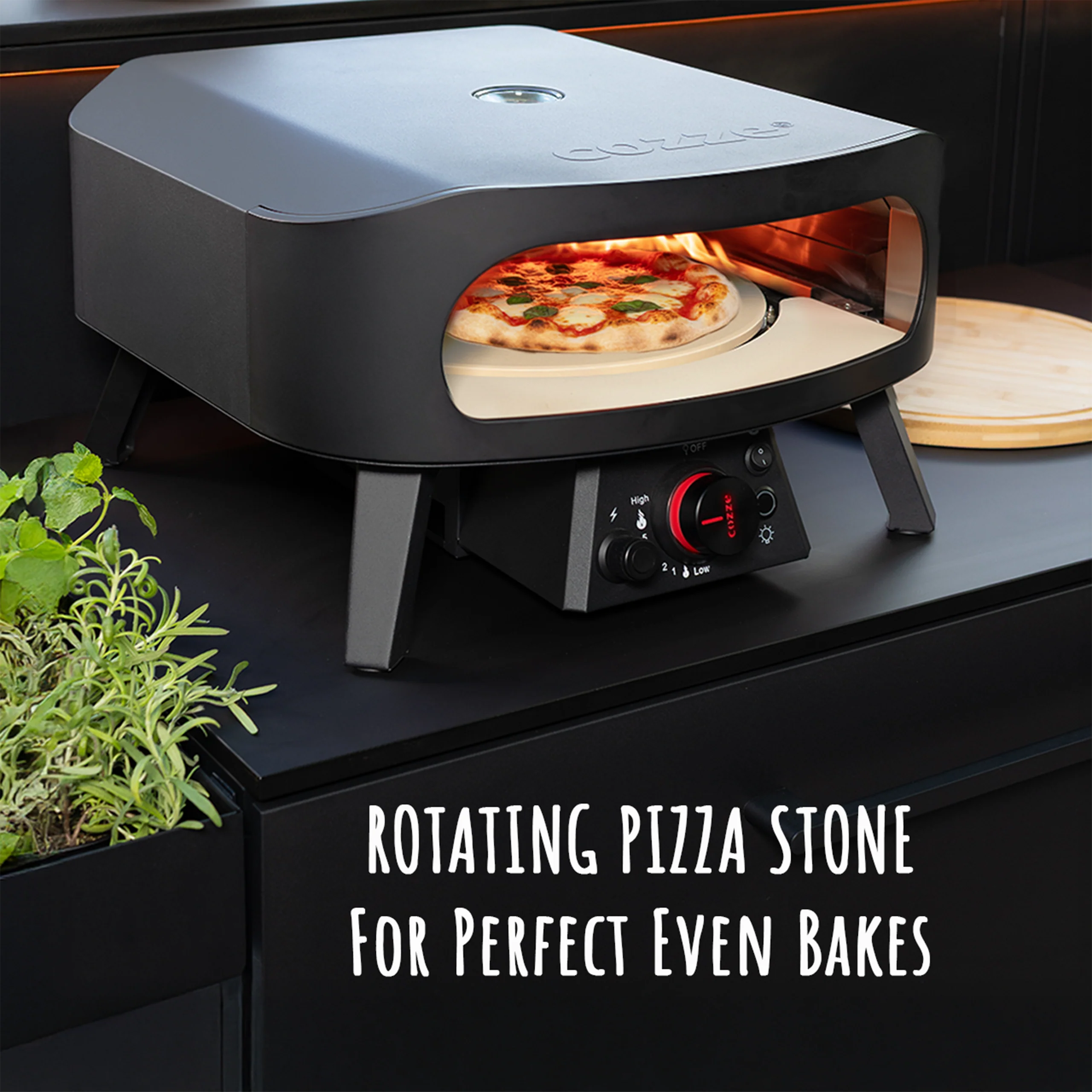 Cozze Gas Pizza Oven - with Rotating Pizza Stone - Image 4