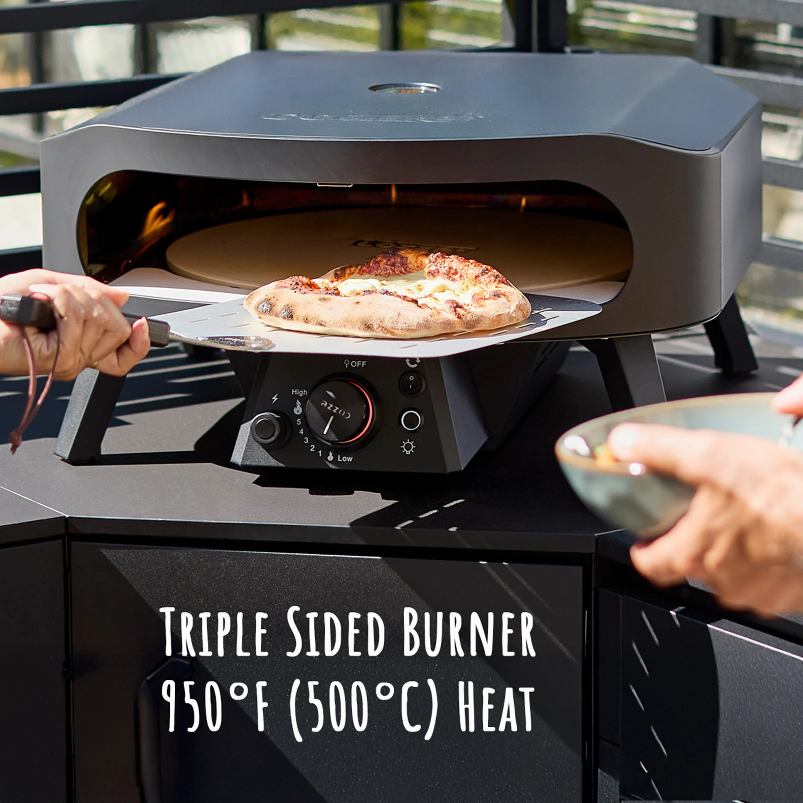 Cozze Gas Pizza Oven - with Rotating Pizza Stone - Image 5