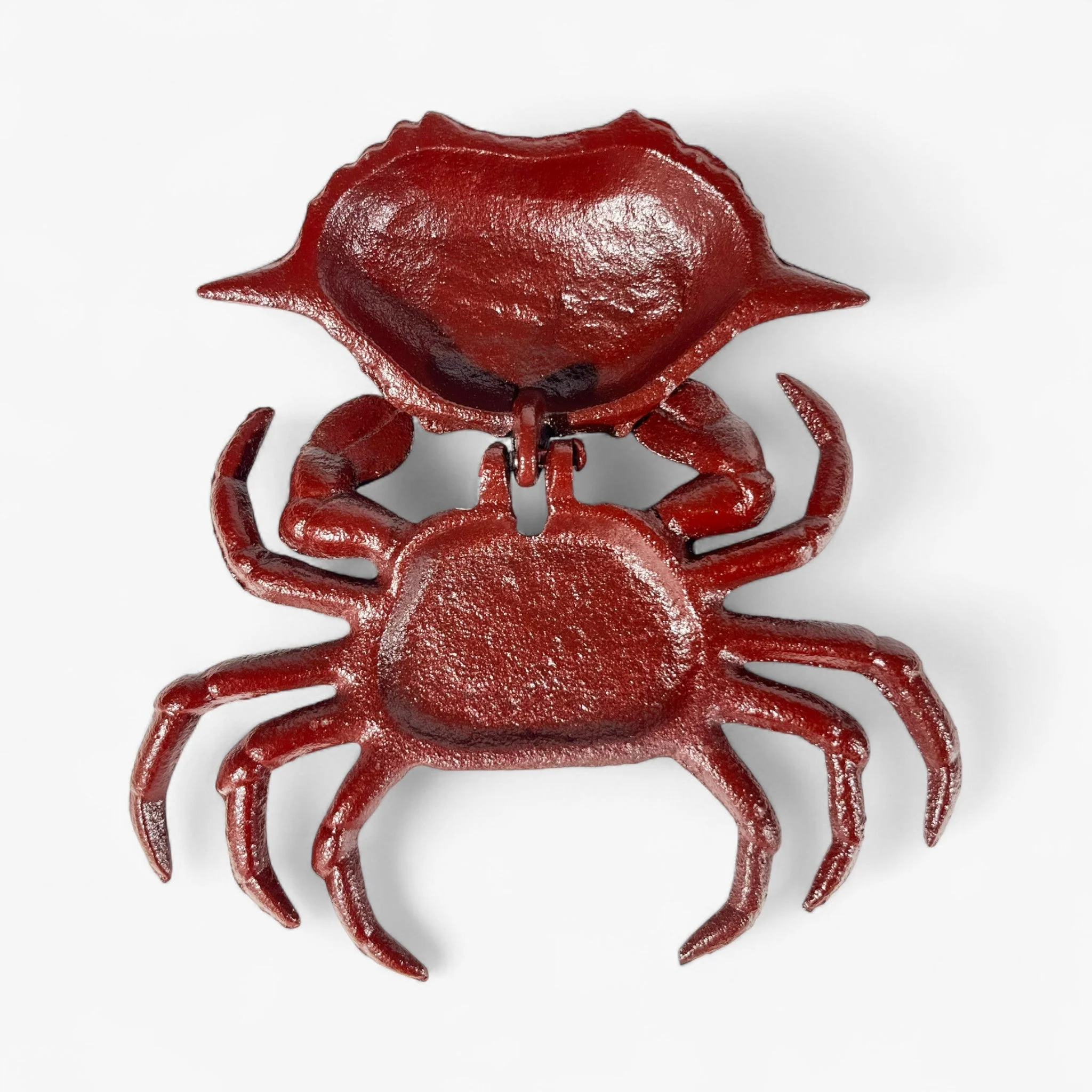 Crab Key Hider Cast Iron Coastal Outdoor Decor - Image 3