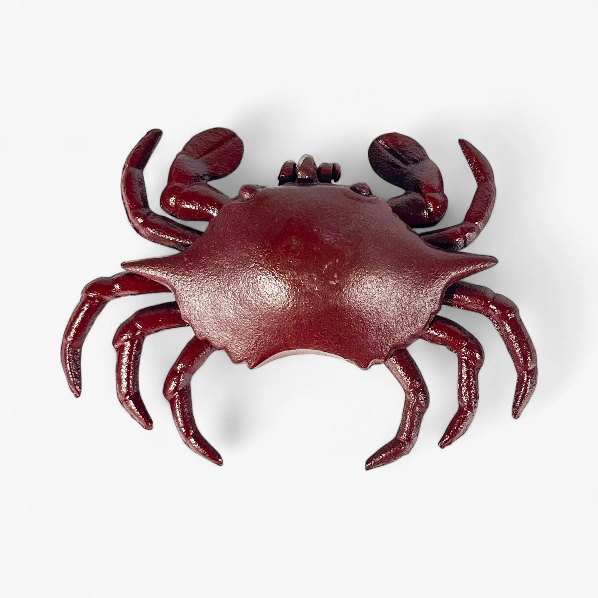 Crab Key Hider Cast Iron Coastal Outdoor Decor - Image 5