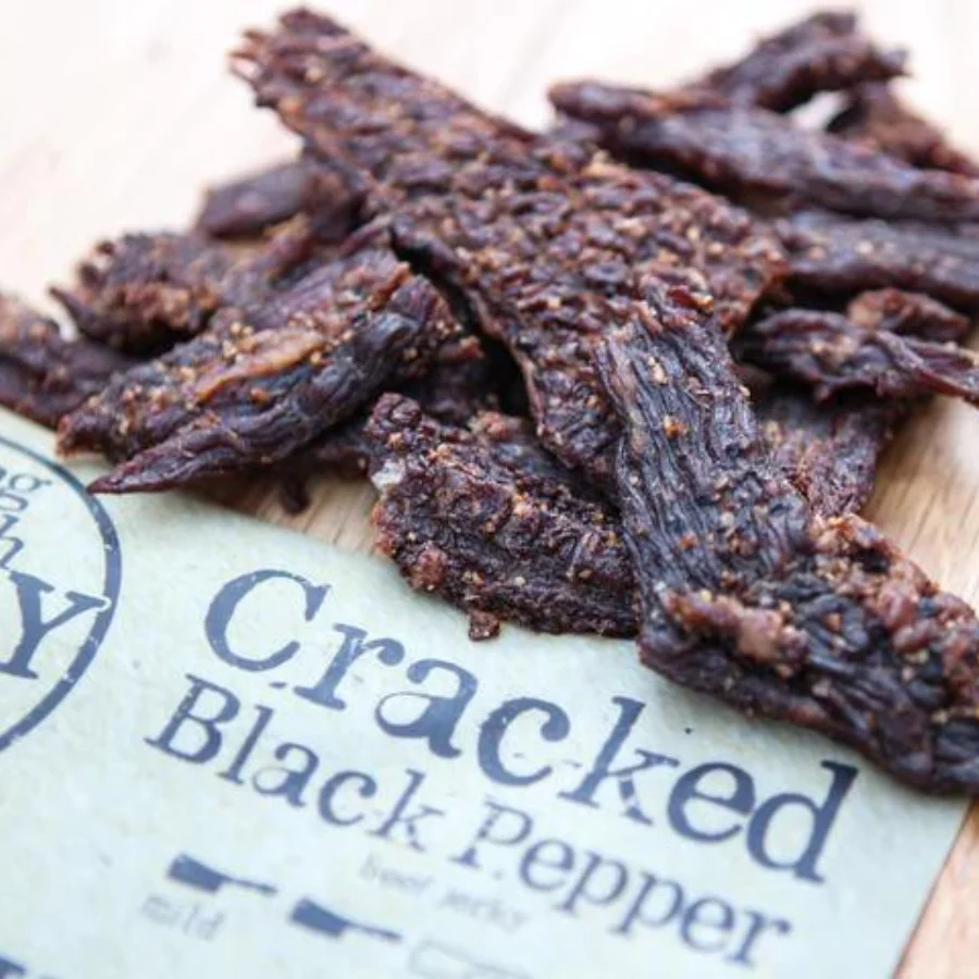 Cracked Black Pepper Beef Jerky | 2.5 oz | Pack of 2 | JVL Enterprises - Image 3