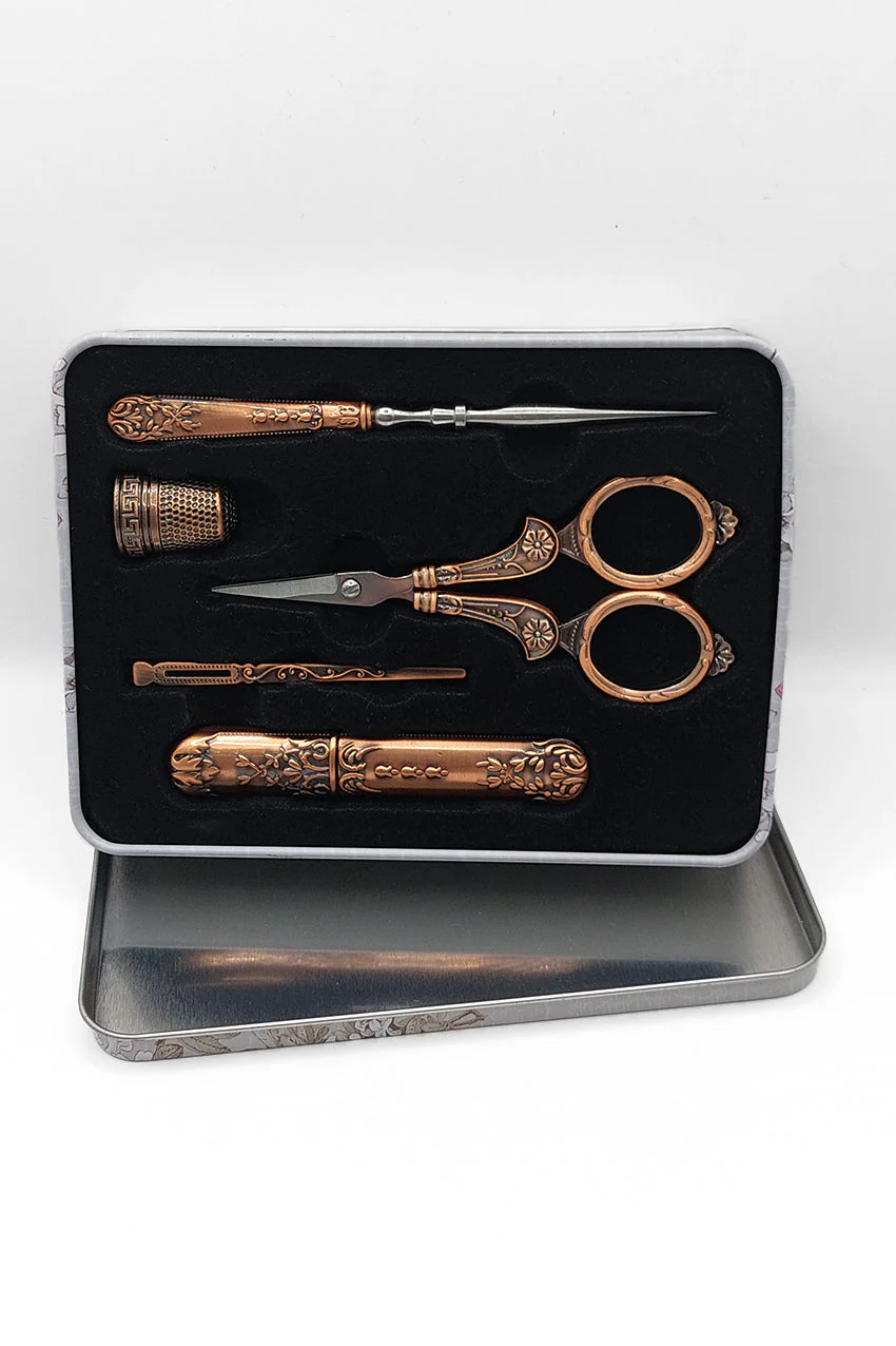 Craft Scissors for Felting & Embroidery Wizardi F07-M13-4-copper - Image 2