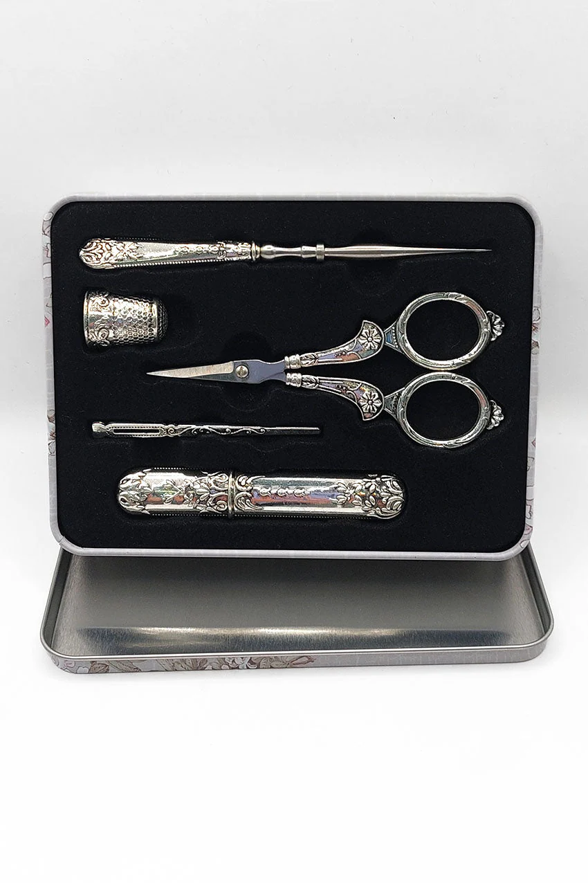 Craft Scissors for Felting & Embroidery Wizardi F07-M13-4-silver - Image 2